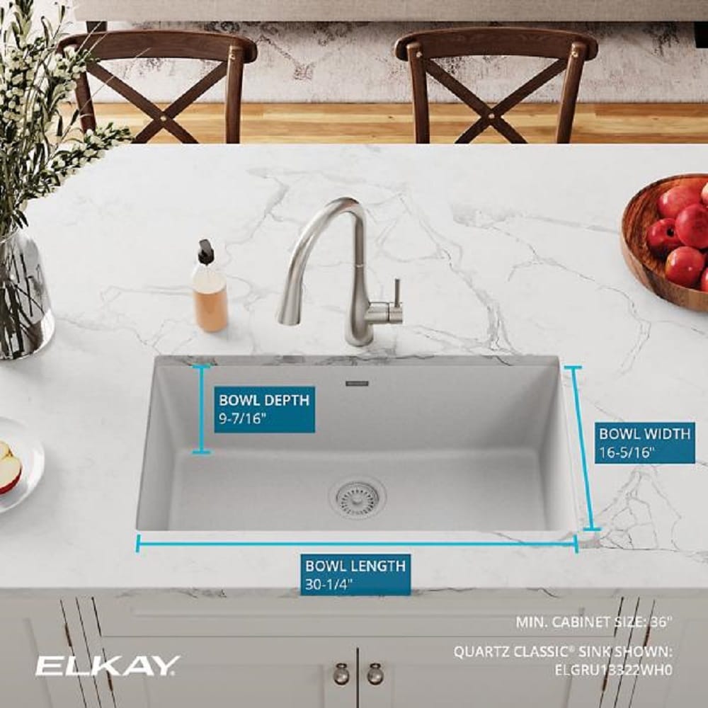Elkay ELGRU13322WH0 Kitchen-Sinks - View #5