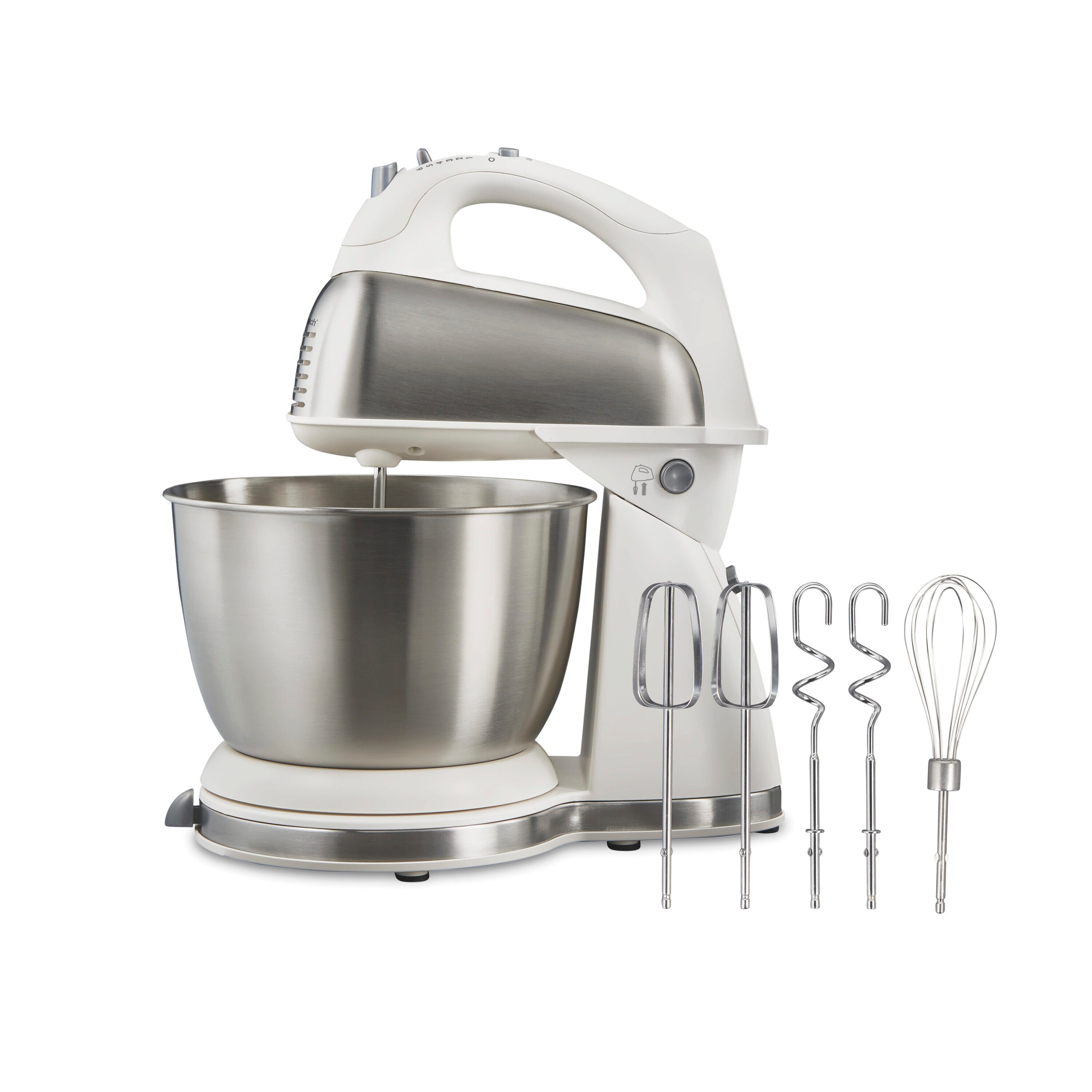 Hamilton Beach 64655 White 4-Quarts Bowl-lift Stand Mixer