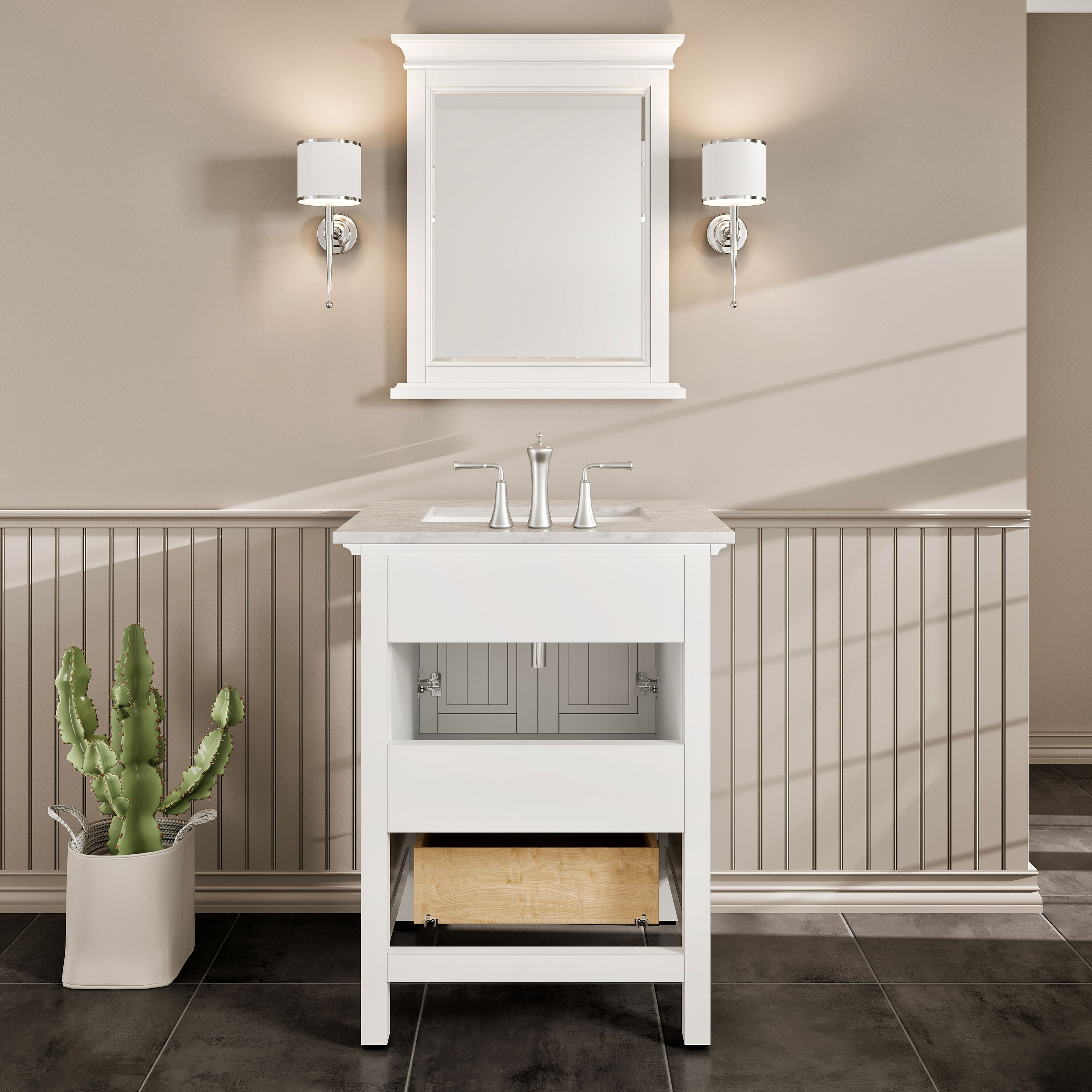 Eviva EVVN612-24WH Bath-Vanity-Combo - View #6