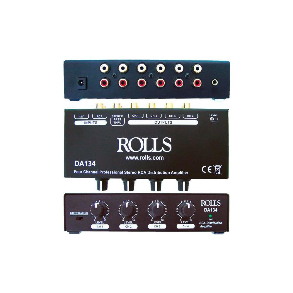 Rolls TCNCD386374  RLS-DA134 4 Channel RCA Distribution Amplifier