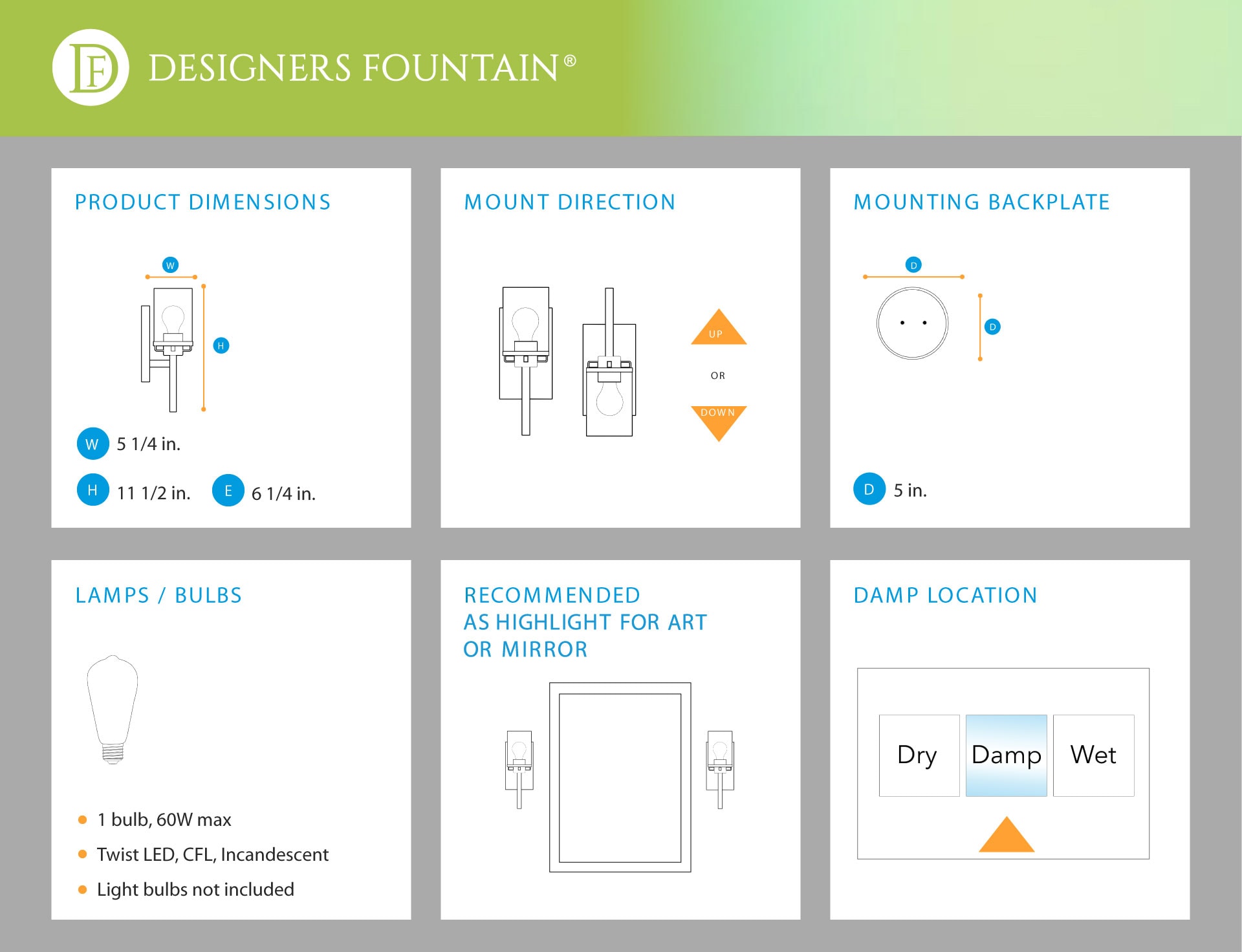 Designers Fountain 69501-SB b090000 - View #8
