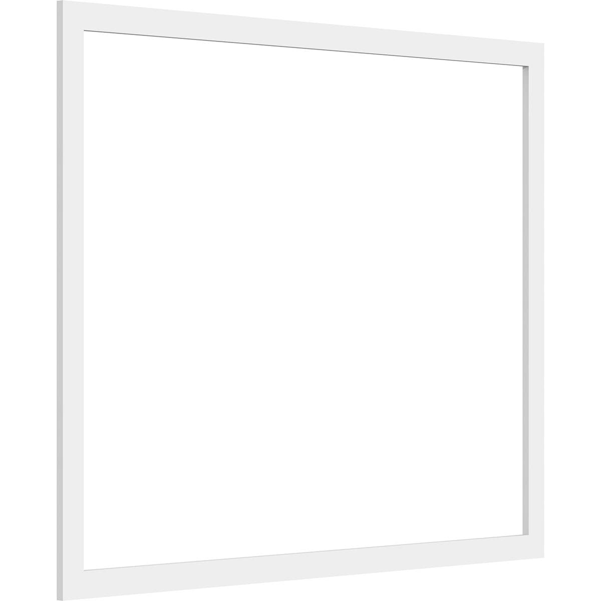 Ekena Millwork WALP40X32X037PRE 40-in x 32-in Smooth Paintable/Stainable White PVC Fretwork Wall Panel (