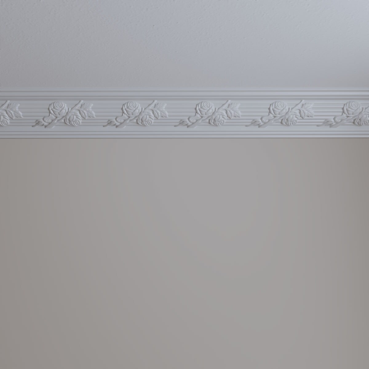 Ekena Millwork 4 1/4"H x 4 1/4"P x 6"F x 94 1/2"L, (7 7/8" Repeat), Winston Crown Moulding