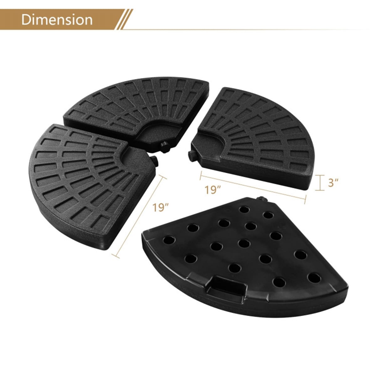 Forclover HYFC-4PB877 Umbrella-Bases - View #8