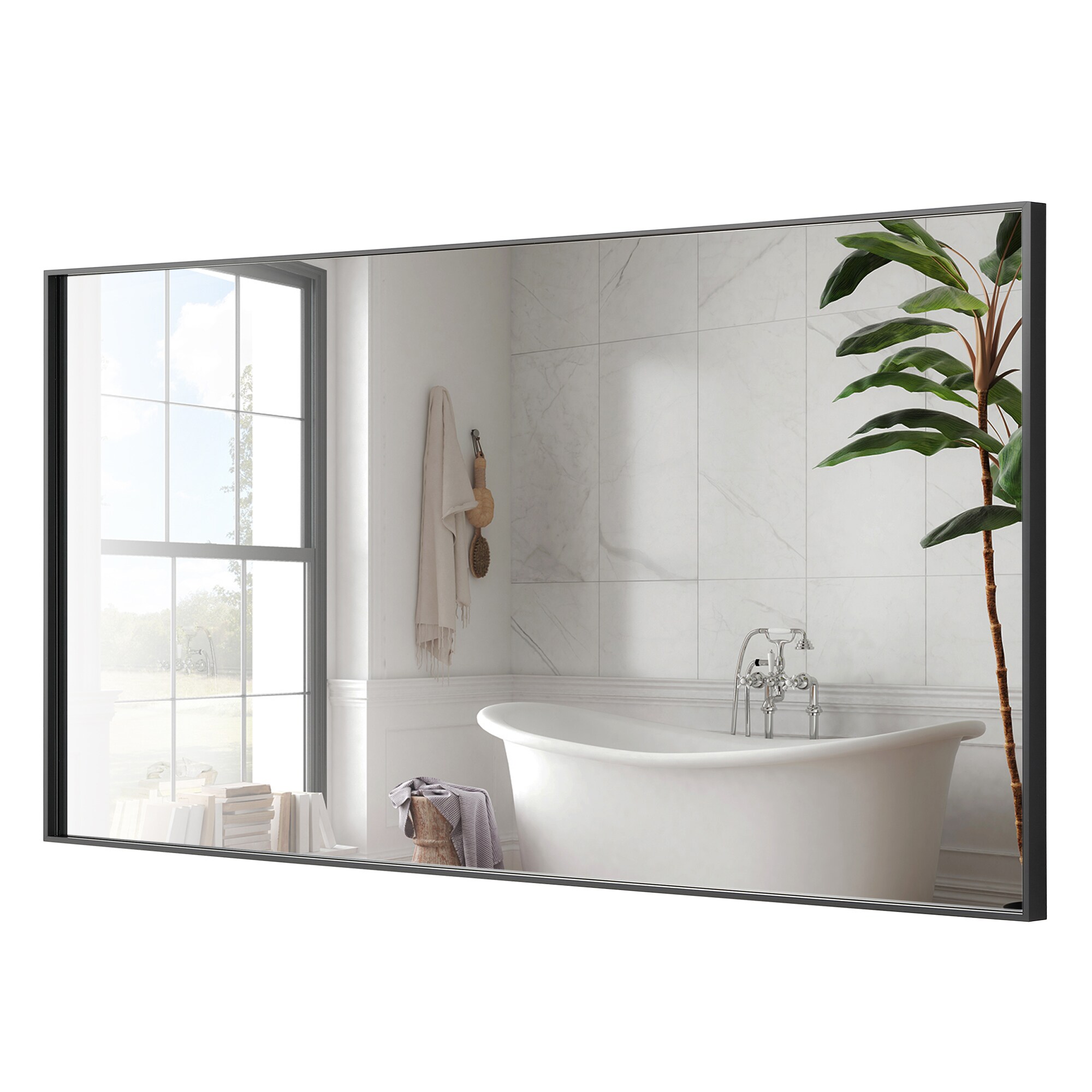 GETLEDEL MR-2525BK Framed-Bath-Mirrors - View #9