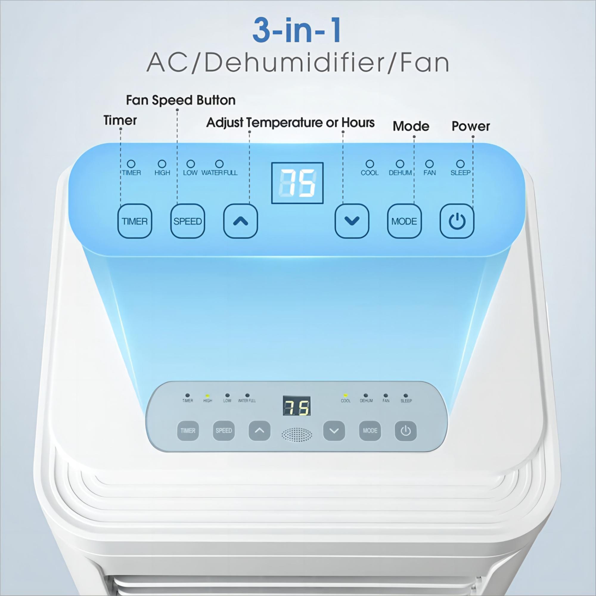 COWSAR LSA5407AC10K Portable-Air-Conditioners - View #2
