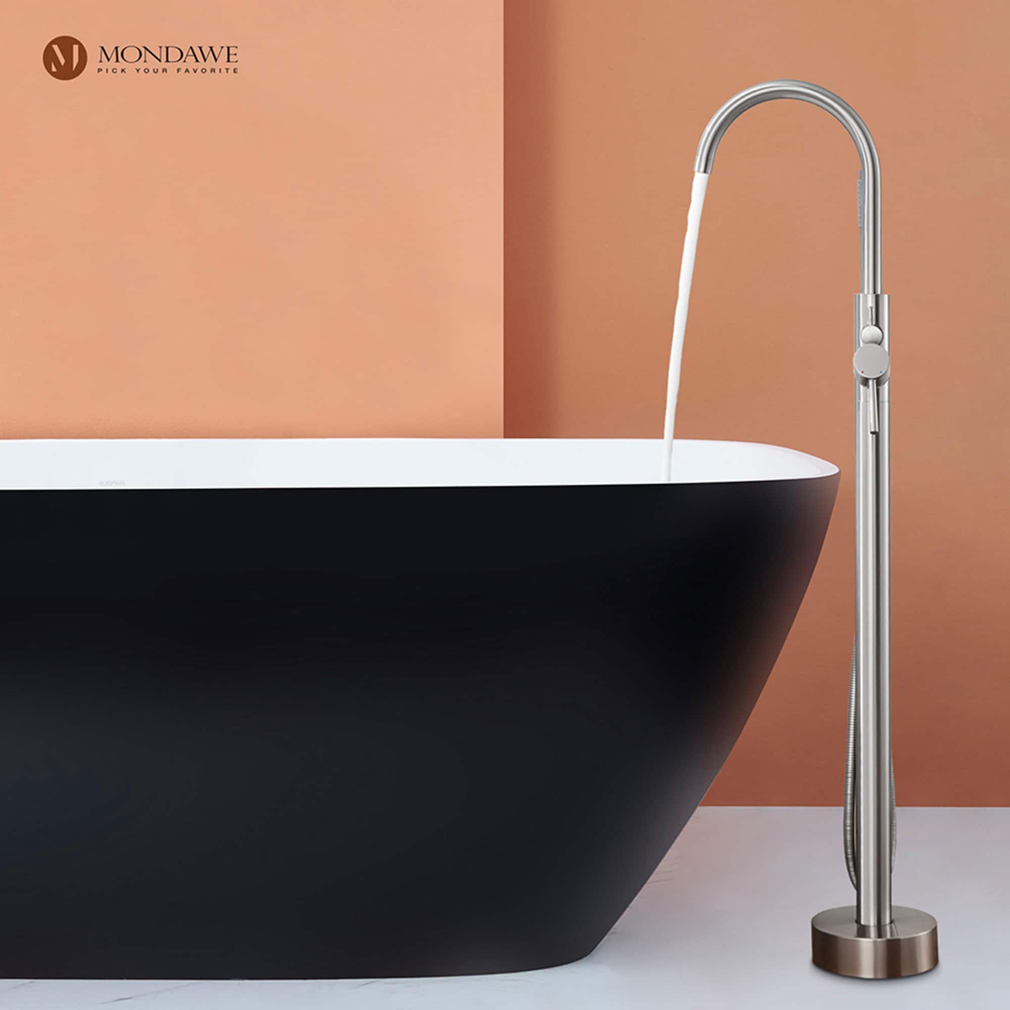 Mondawe AM-S123C-CH Roman-Tub-Faucets - View #2
