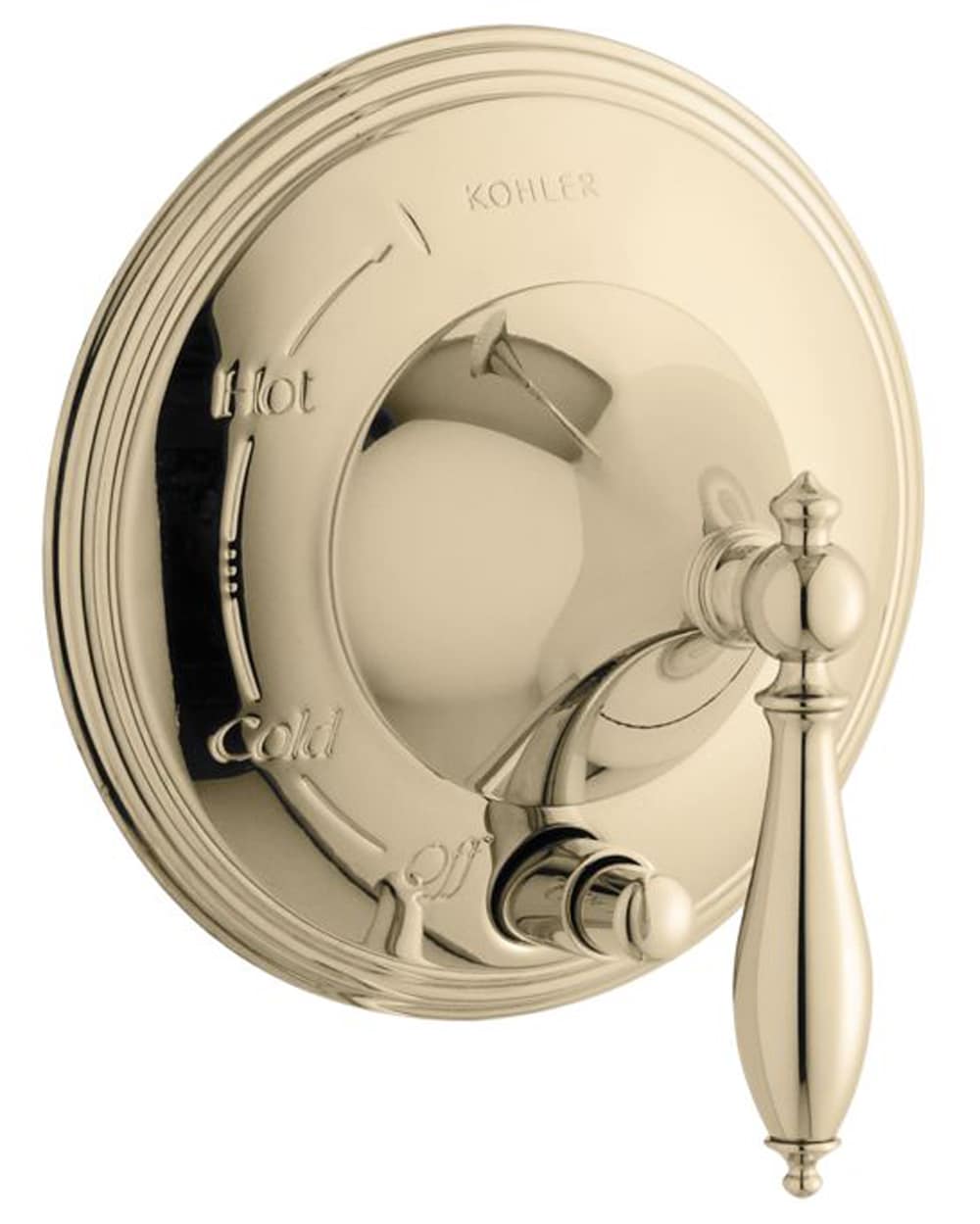 KOHLER Vibrant French Gold Lever Shower Handle at Lowes.com