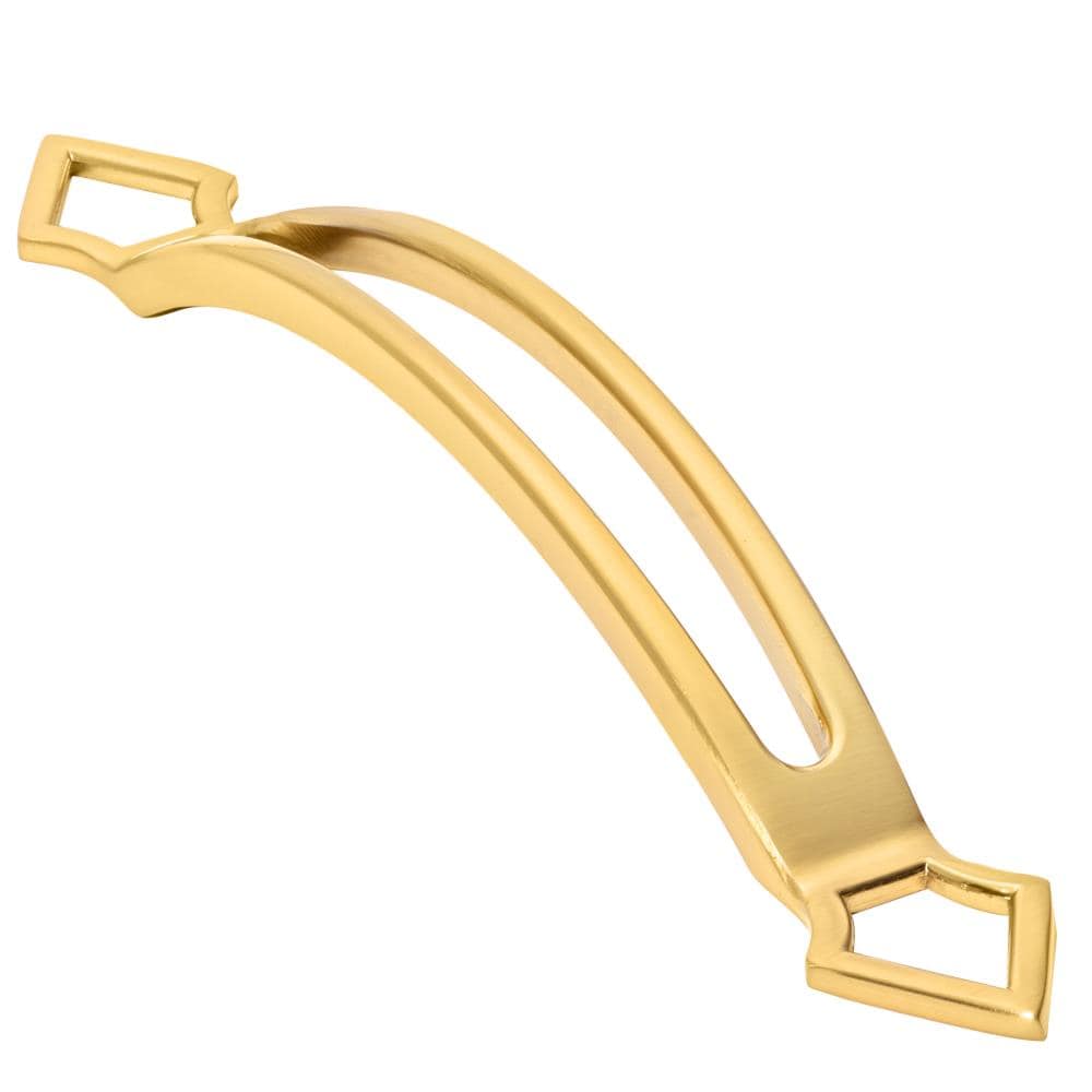 Wisdom Stone 4136128GB Naya 5-in , 128mm Center to Center Brushed Gold Arch Handle Drawer Pulls