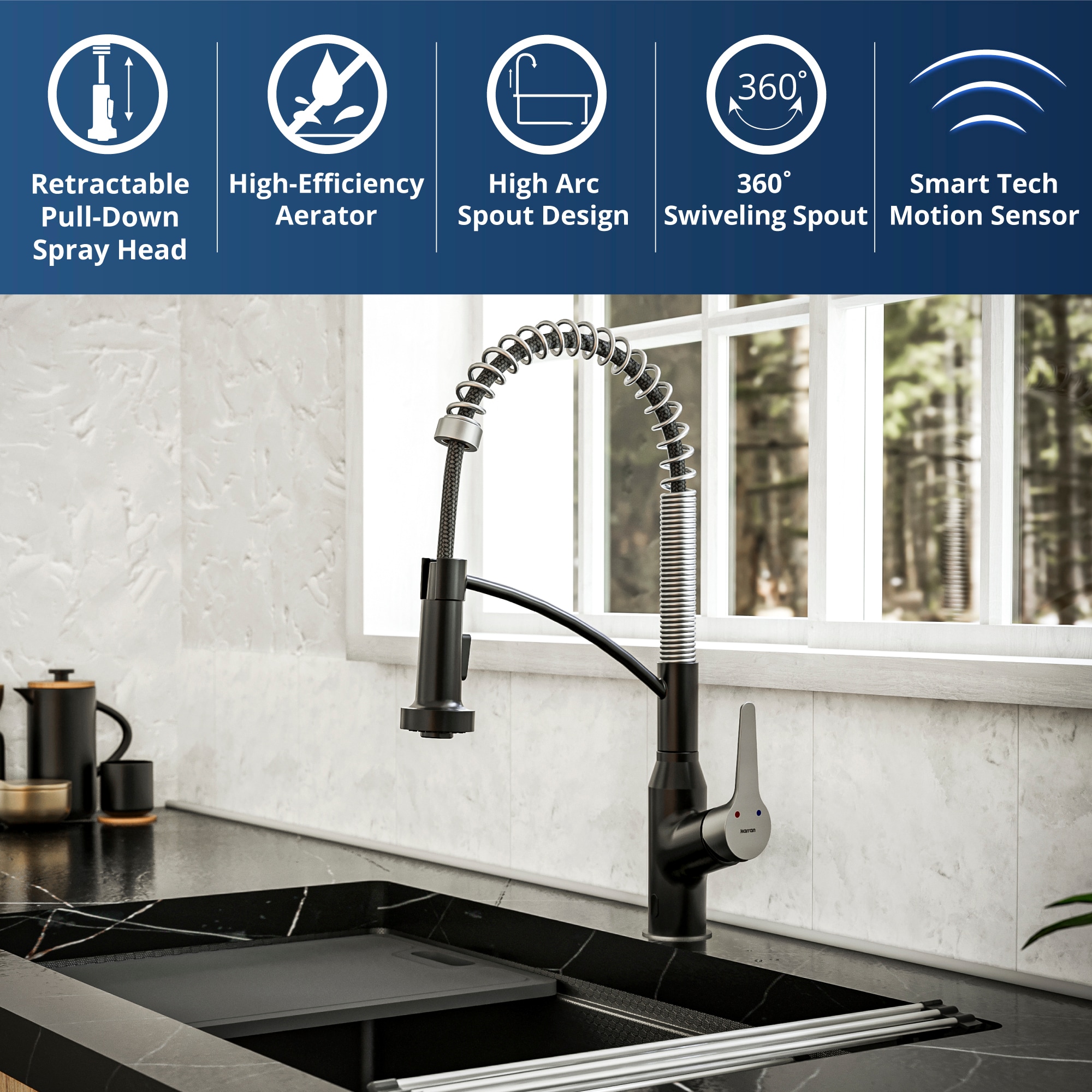 Karran KKF215MBSS Kitchen-Faucets - View #3