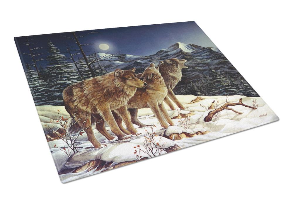 Caroline's Treasures PTW2041LCB 11.25-in L x 15.75-in W Glass Cutting Board