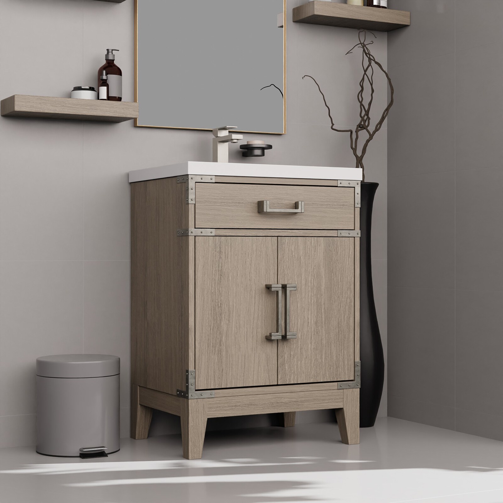 Lexora LVW24SR500 Bath-Vanity-Combo - View #11