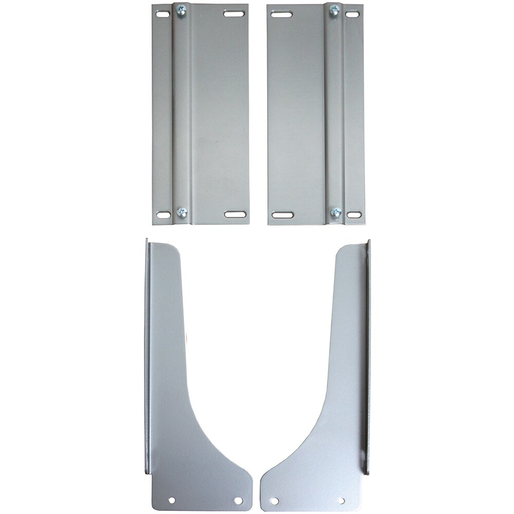 Knape & Vogt PDMKTPT Cabinet Door Mount Kit 3.25-in W x 8.25-in H x 0.19-in D Frosted Nickel Unfinished