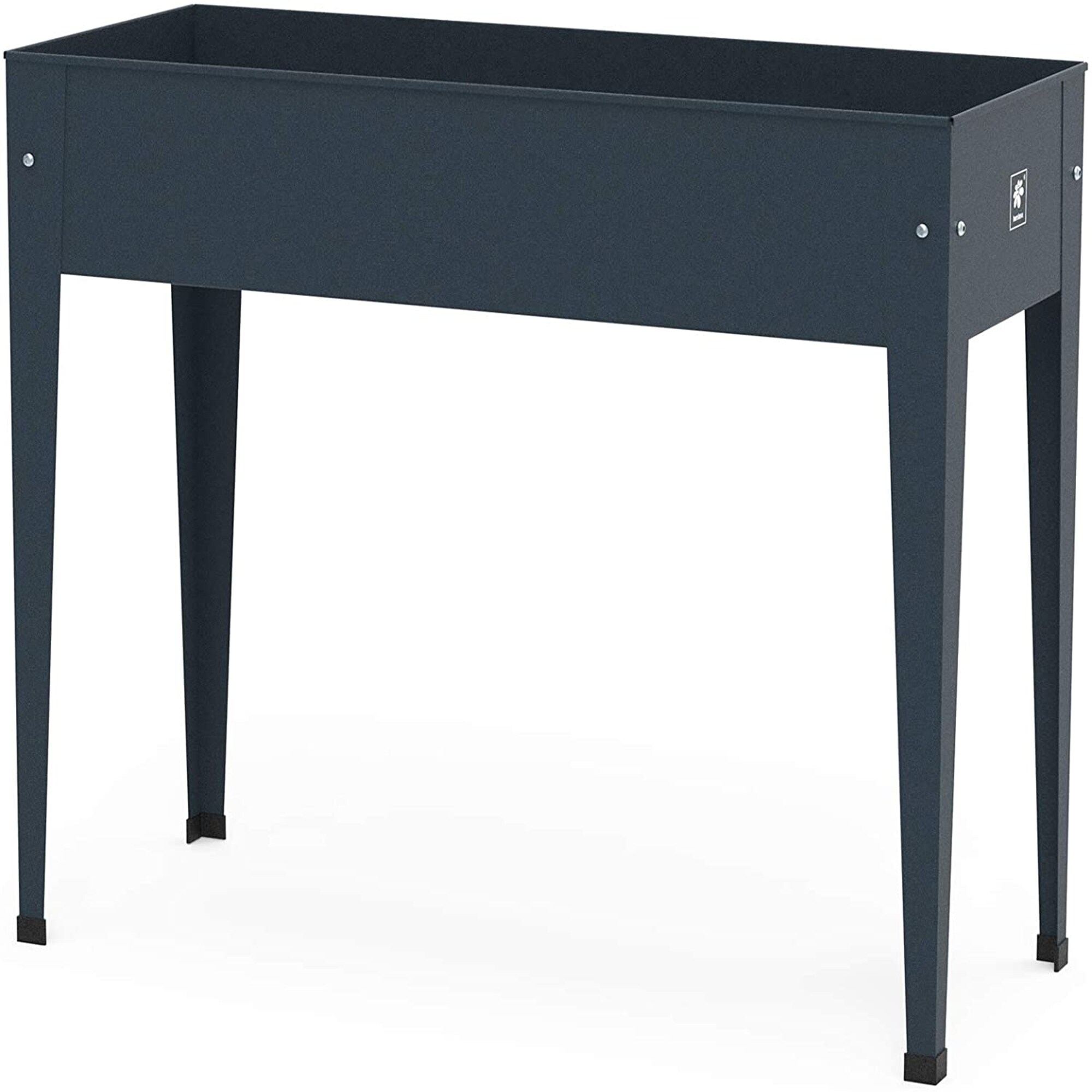 LETILY 6FARUP6D 2.27-cu ft 10.6-in W x 40.35-in L x 31.5-in H Black Metal Raised Garden Bed