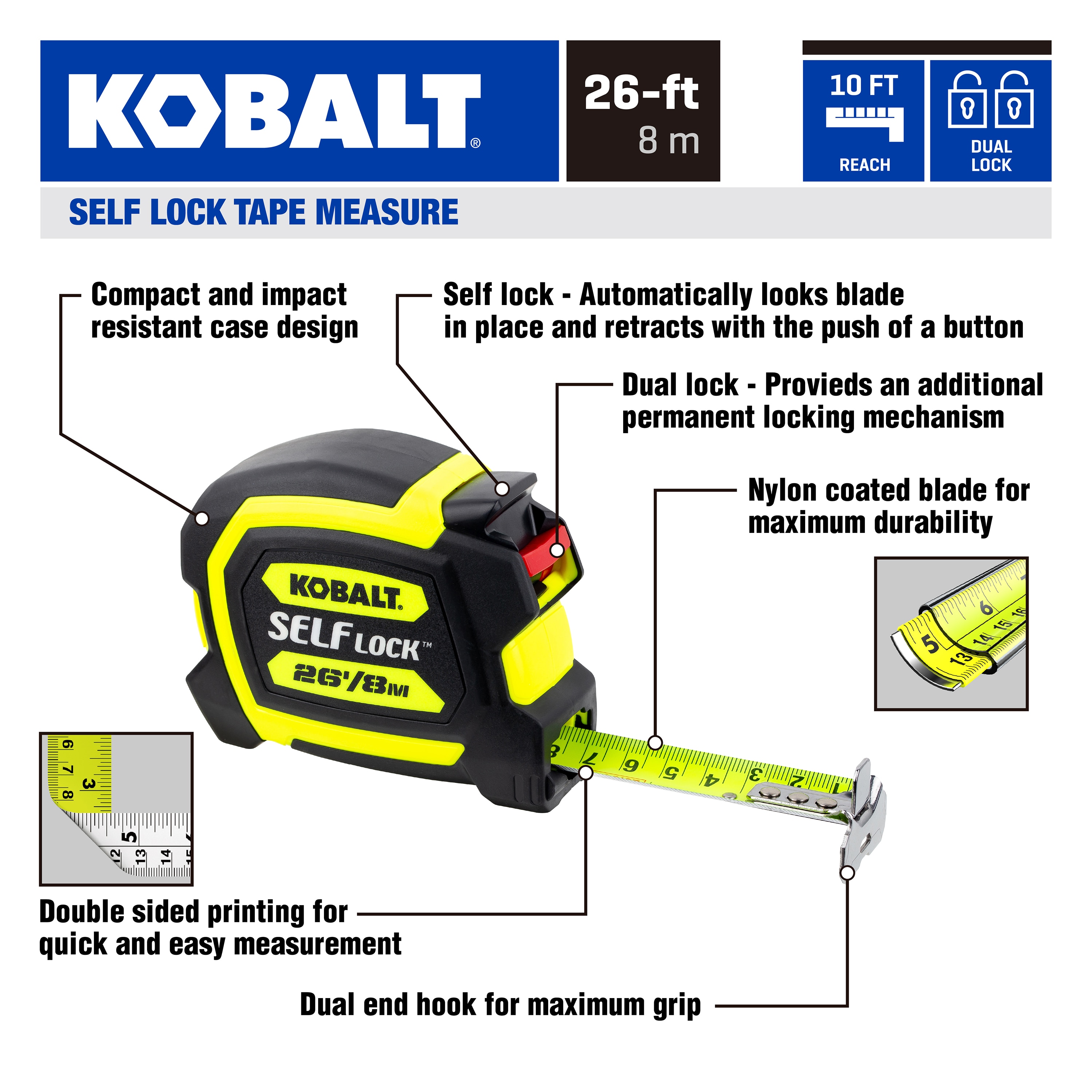 Kobalt KBSL26HV Tape-Measures - View #8