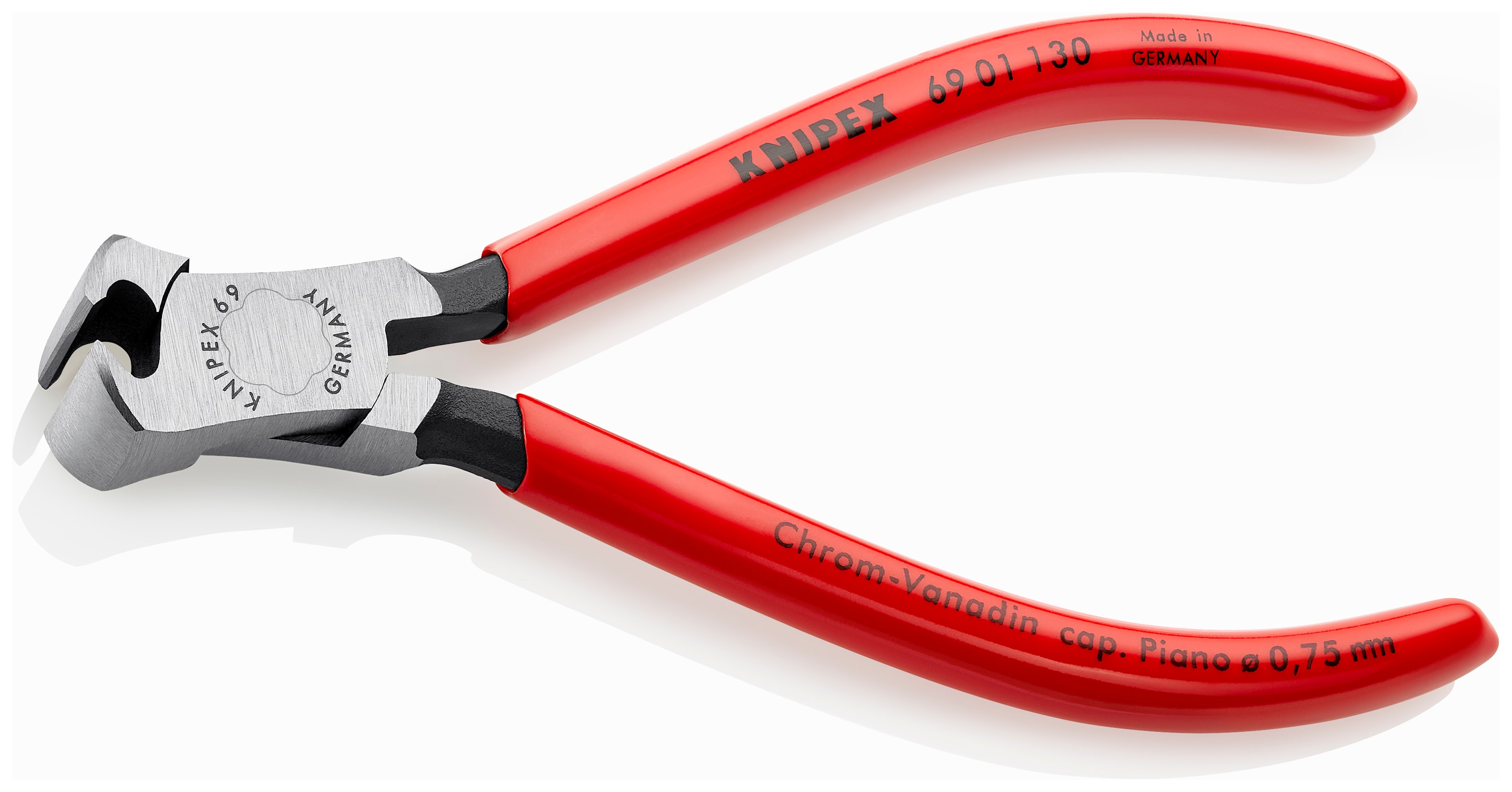 Knipex 5.5 High Leverage End Cutting Nippers - Chrome w/ MultiGrip