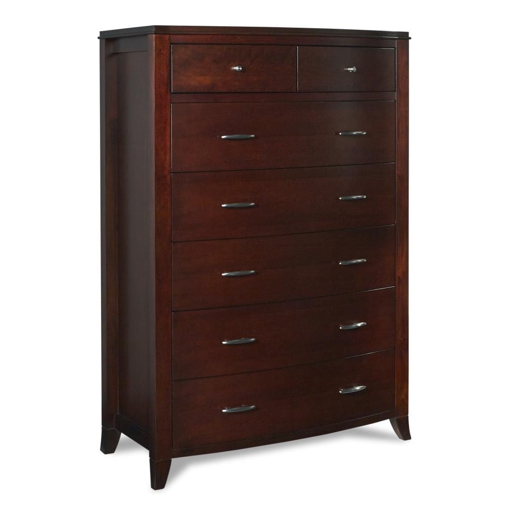 Modus Furniture BR1584 Brighton Cinnamon Mahogany 7-Drawer Chest