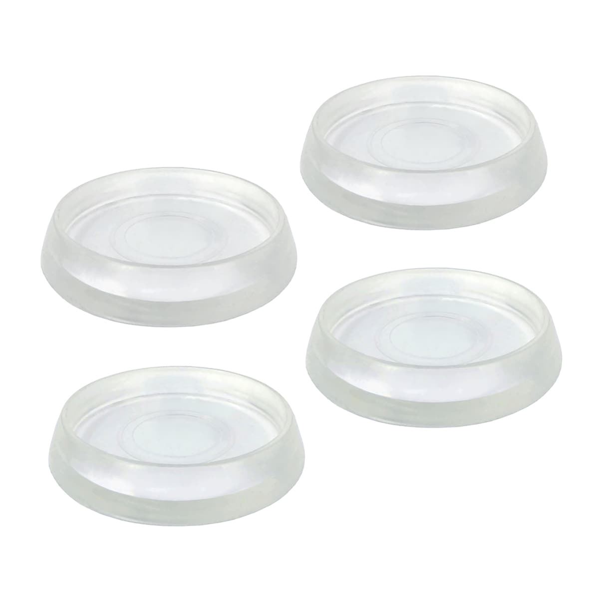 RELIABILT 4679324RB 4 -Count 1-13/16-in Clear Vinyl Furniture Coaster