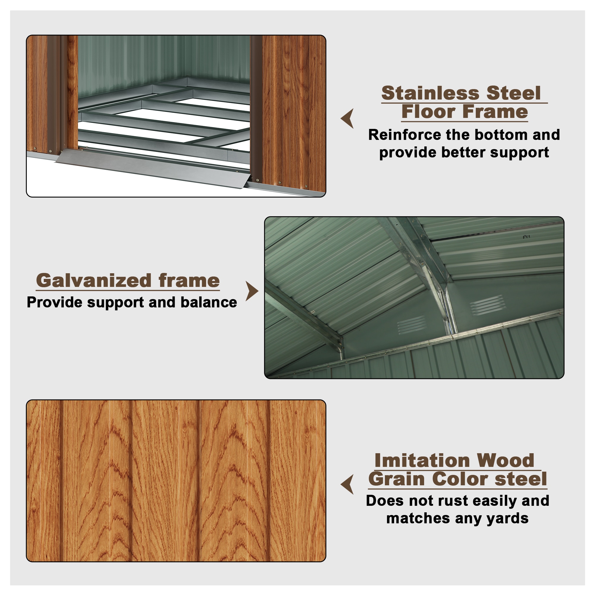 Mondawe MD-DD21823 Metal-Storage-Buildings-Sheds - View #4