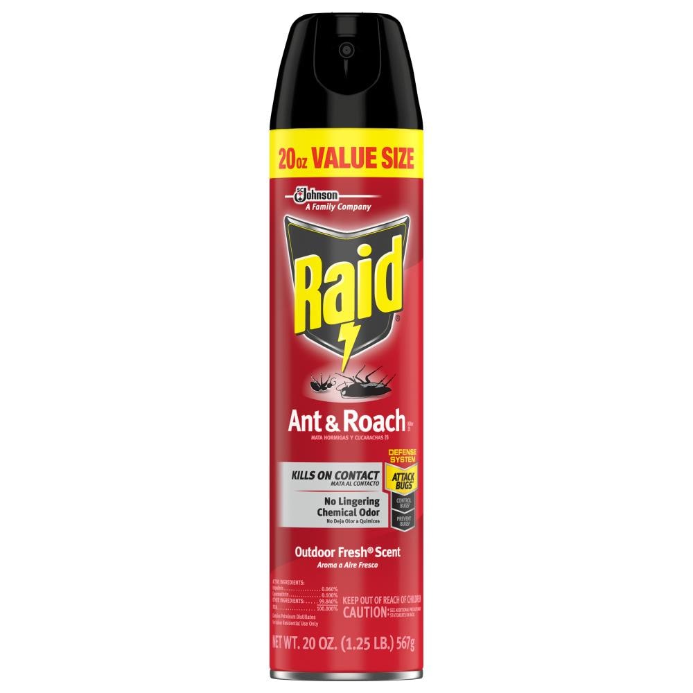 Raid Ant and Roach 20-oz Insect Killer Aerosol in the Pesticides