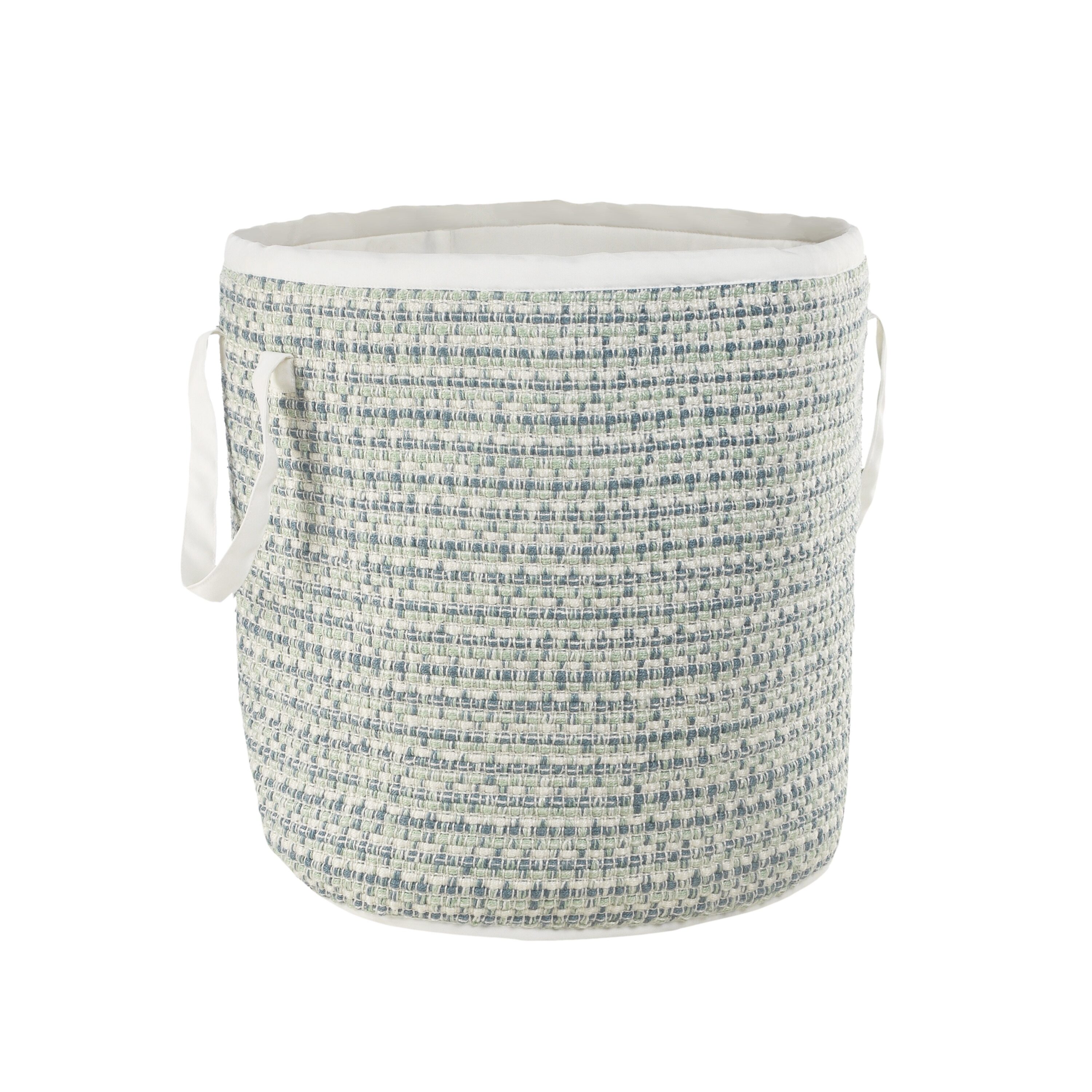 LR Home 5412A0084934J8 ( 21-in W x 21-in H x 21-in D ) Blue/Green/White Polyester Basket
