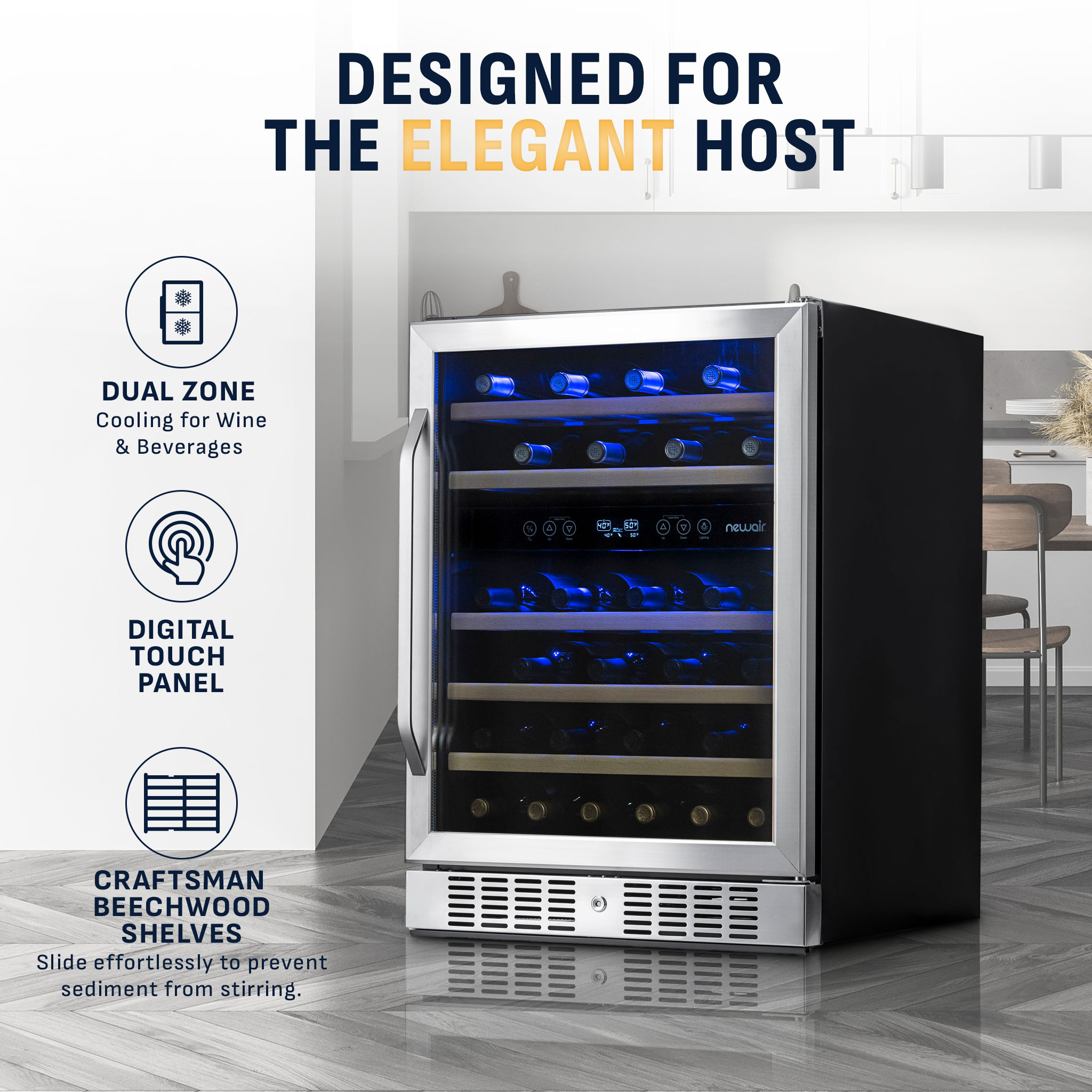 NewAir AWR-460DB Wine-Chillers - View #3