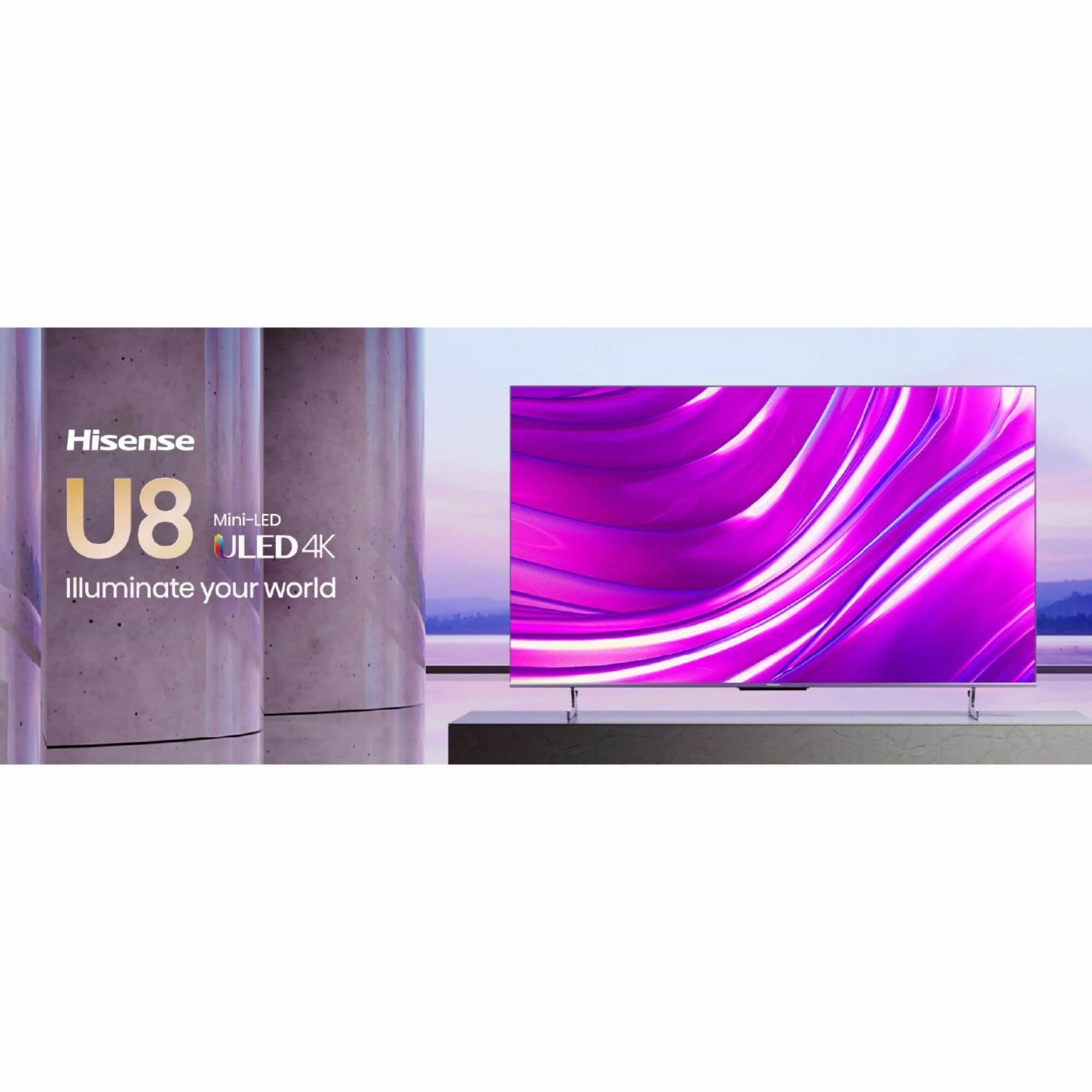 Hisense 65 Class U8 Series Mini-LED ULED 4K UHD Google Smart TV