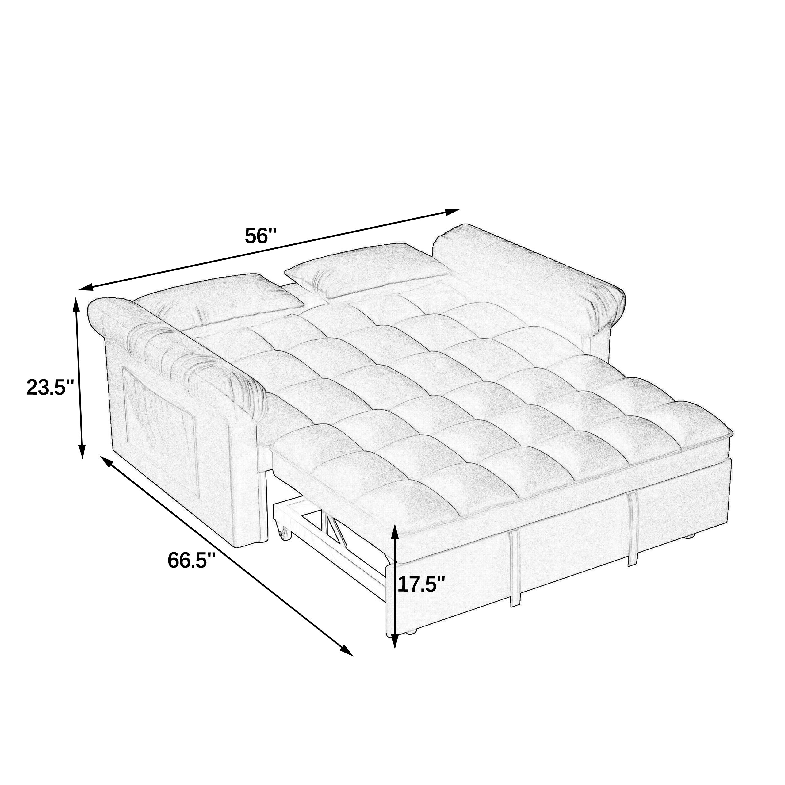 EXTRAUP YHLW2100P184493 futons - View #4