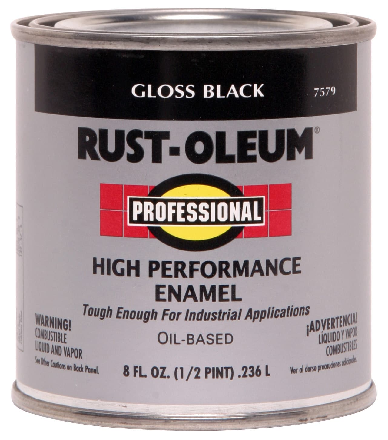 Rust-Oleum Professional 1 gal. High Performance Protective Enamel Gloss  Black Oil-Based Interior/Exterior Paint 7779402 - The Home Depot