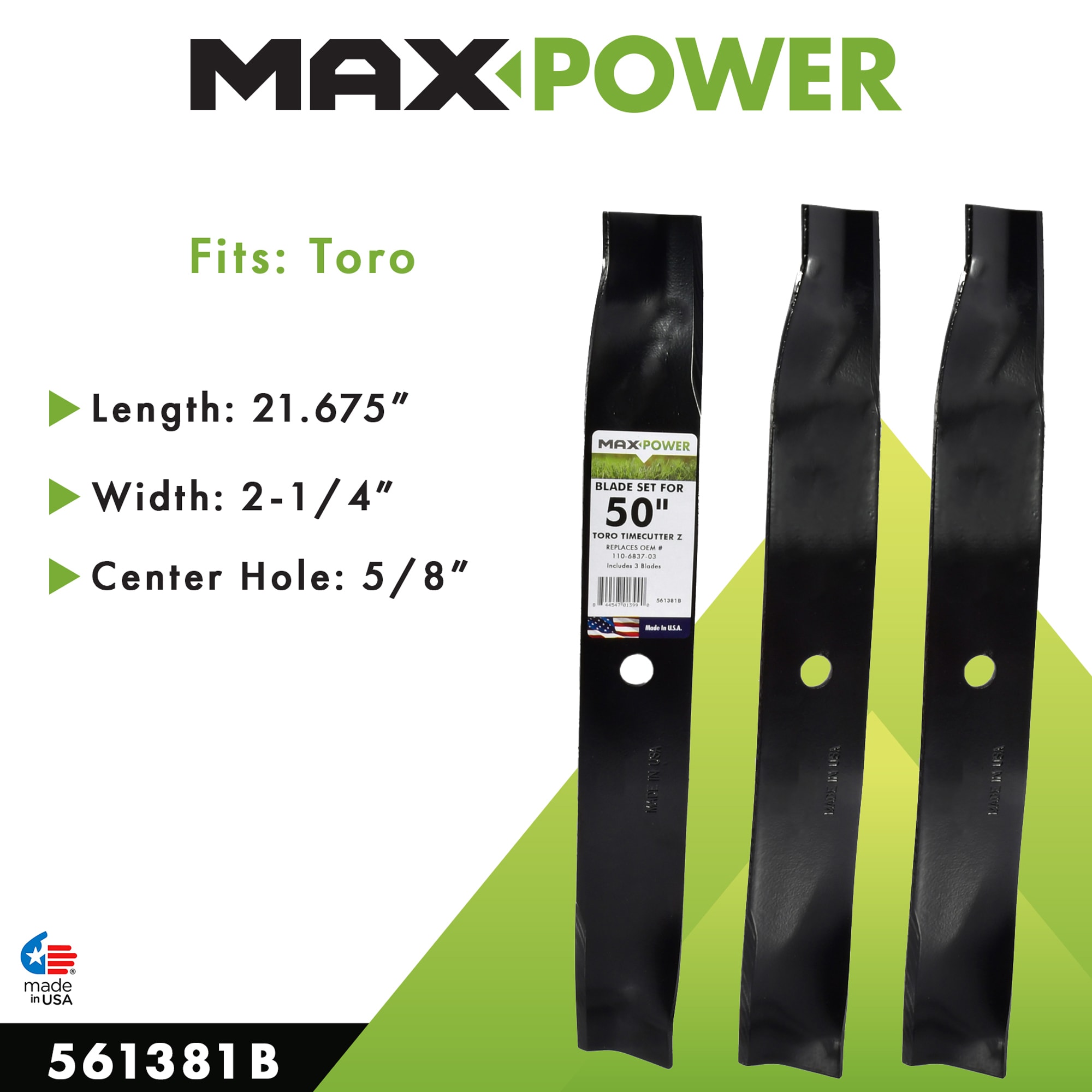 MaxPower 561381B Ope-Mower-Blades - View #5