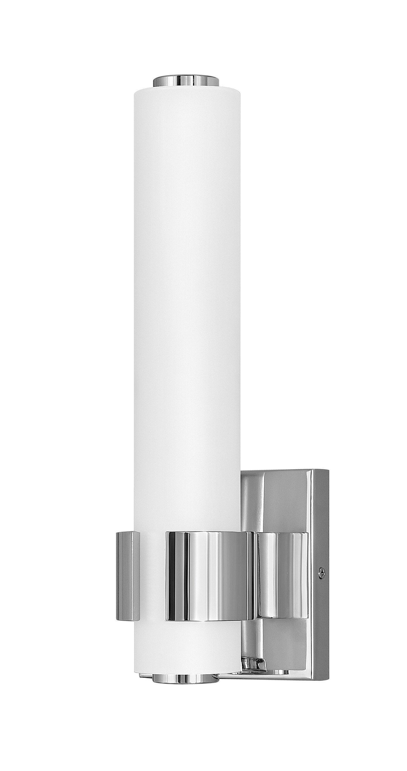 Hinkley 53060CM Aiden 4.75-in W 1 -Light Gloss Chrome Integrated LED Wall Sconce