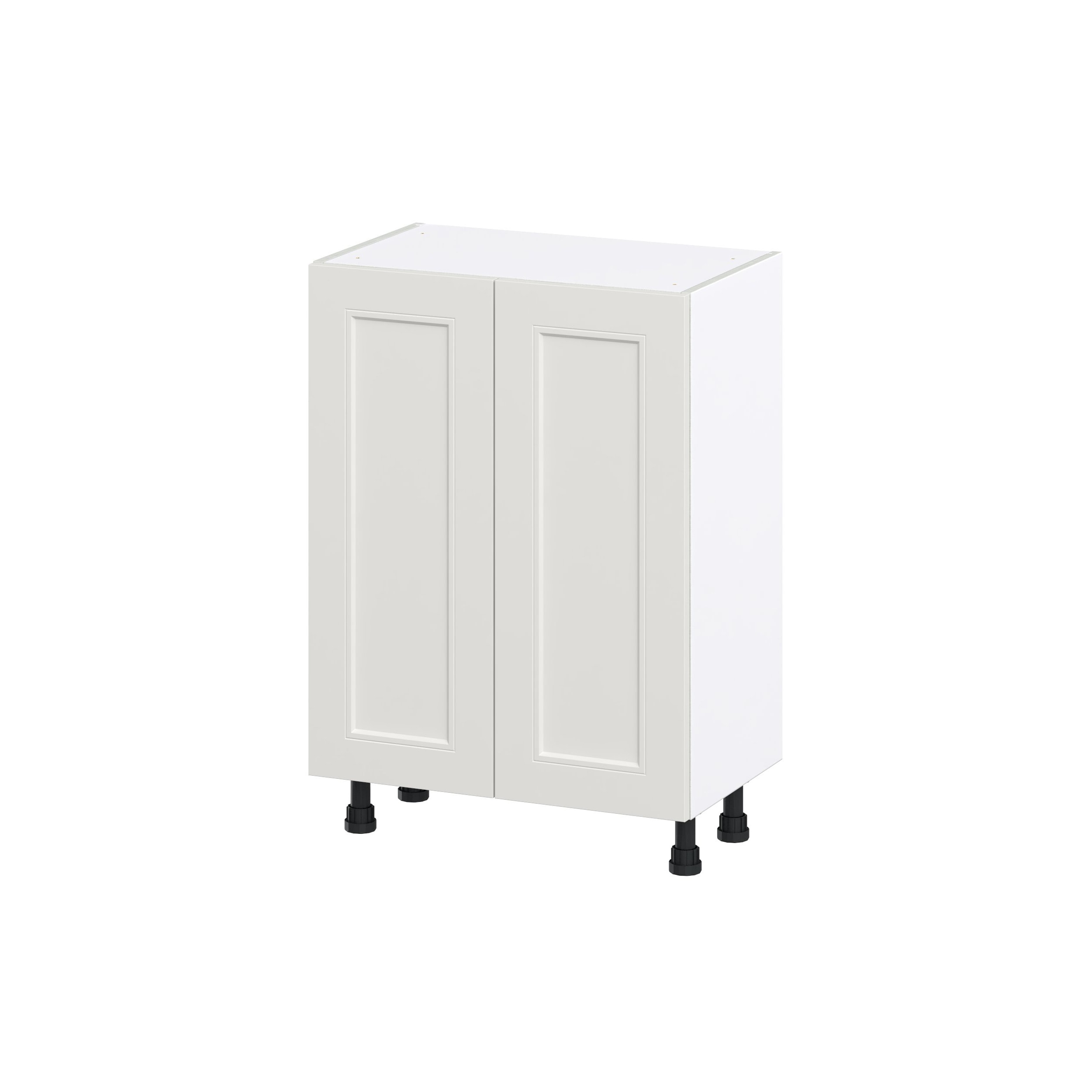 Hugo&Borg Belcourt 36-in W x 34.5-in H x 14-in D Gray Painted Base Fully Assembled Cabinet (Recessed Panel Shaker Door Style)