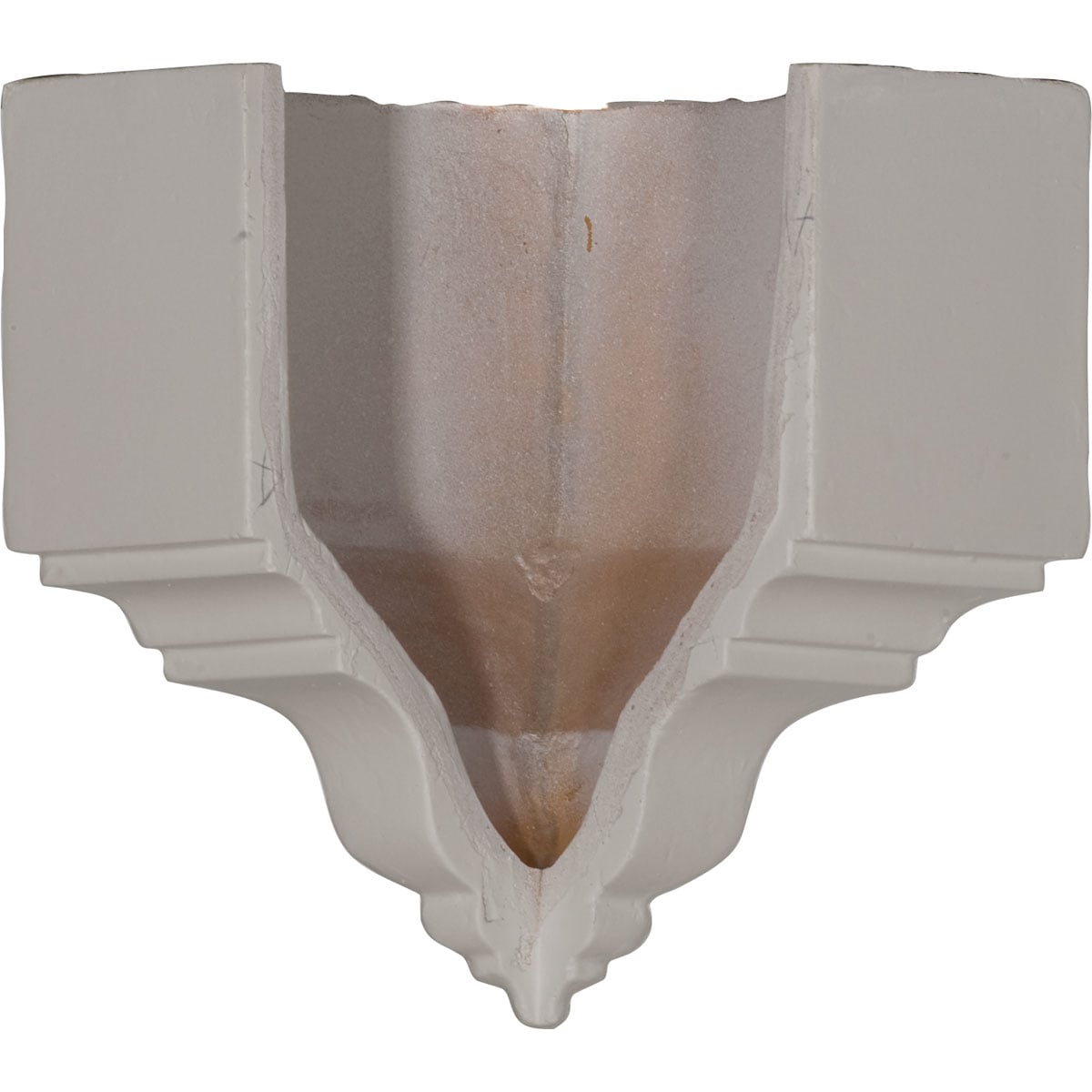 Primed Polyurethane Crown Moulding Outside Corner Block