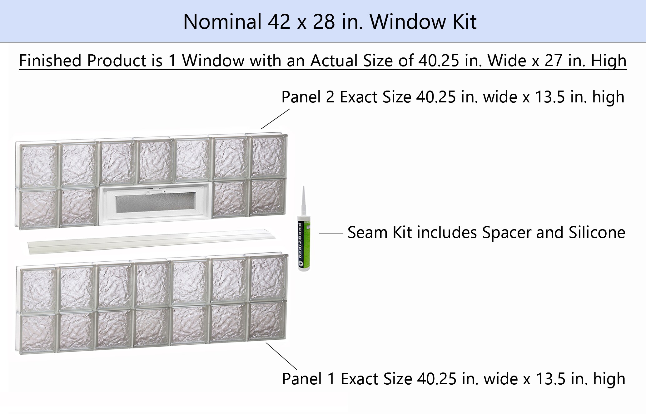 REDI2SET V4228IS Glass-Block-Windows - View #2