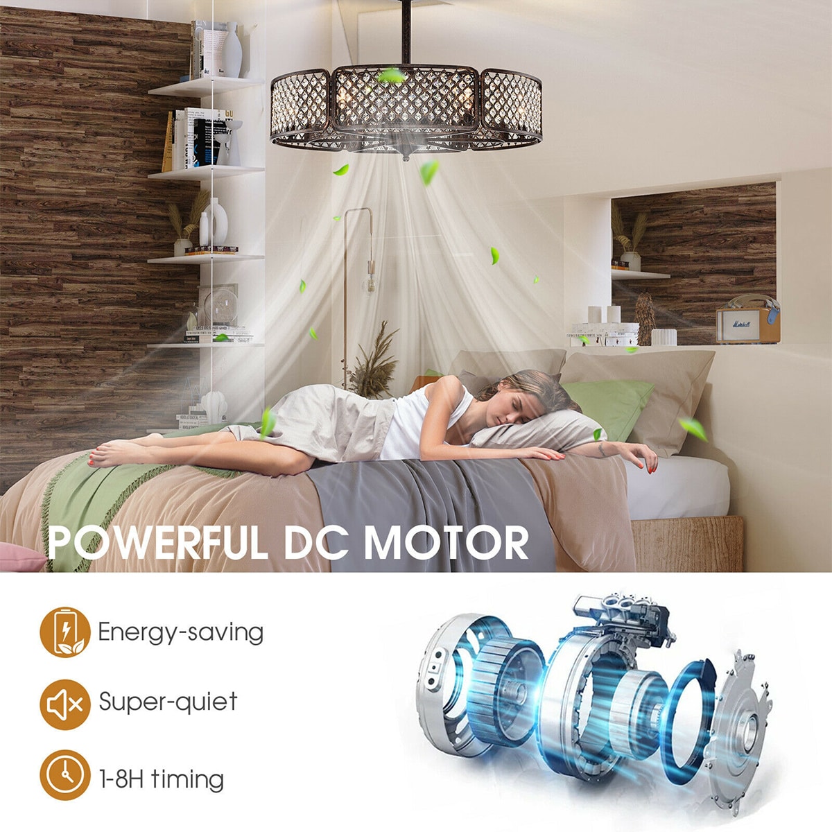 WELLFOR DFJ10067US-CF Ceiling-Fans - View #5