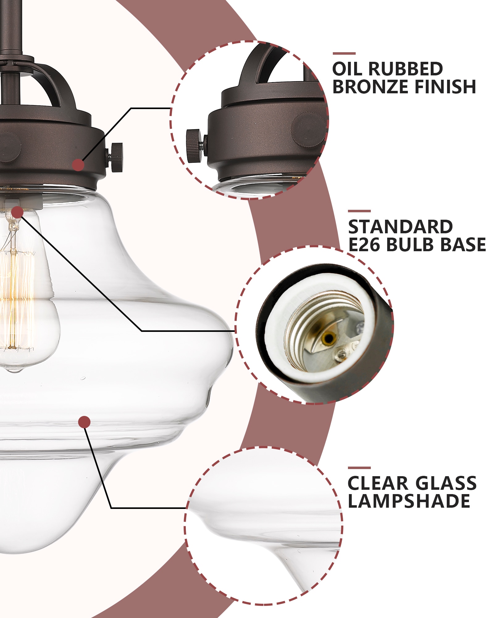 LTMATE LS5HZG11-M1L ORB Pendant-Lights - View #3
