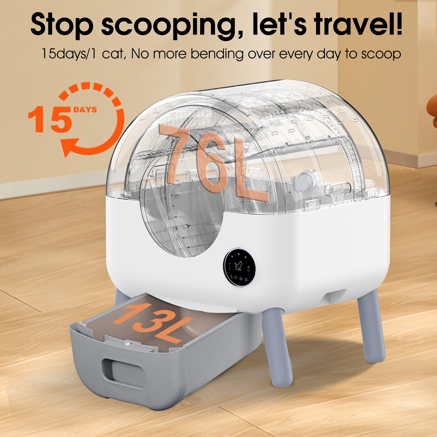 Mondawe MO-5P177369 Cat-Litter-Box - View #13