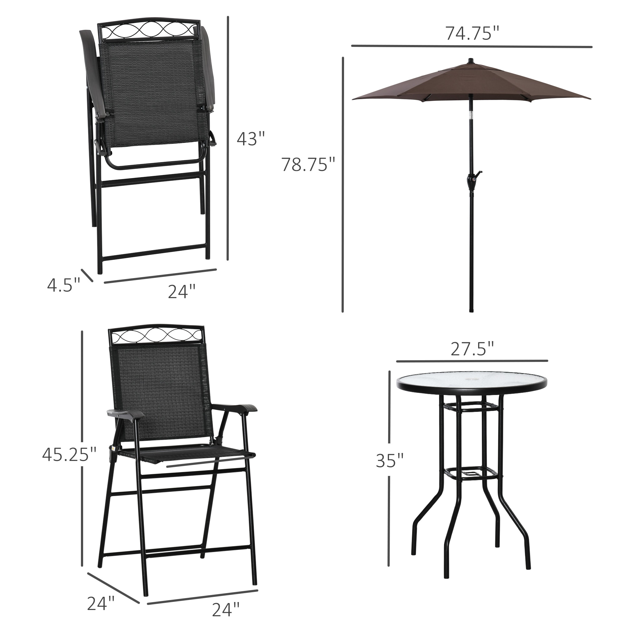 ToolCat BZ2-121-PW Patio-Dining-Sets - View #6