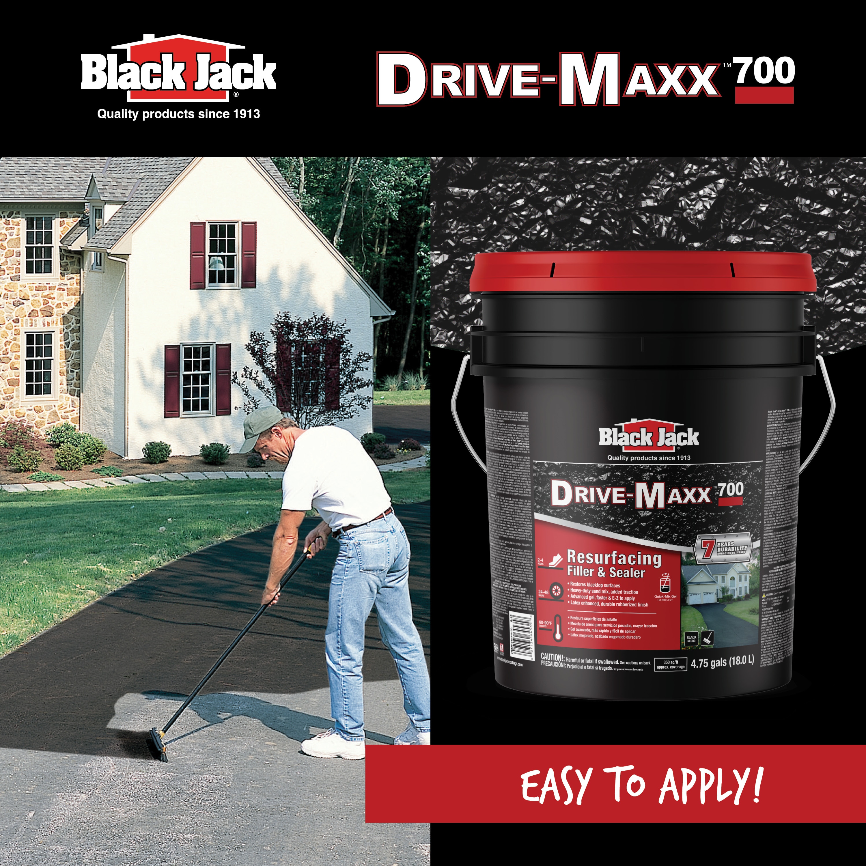 BLACK JACK Drive-Maxx 4.75-Gallon Asphalt Sealer in the Asphalt Sealers  department at