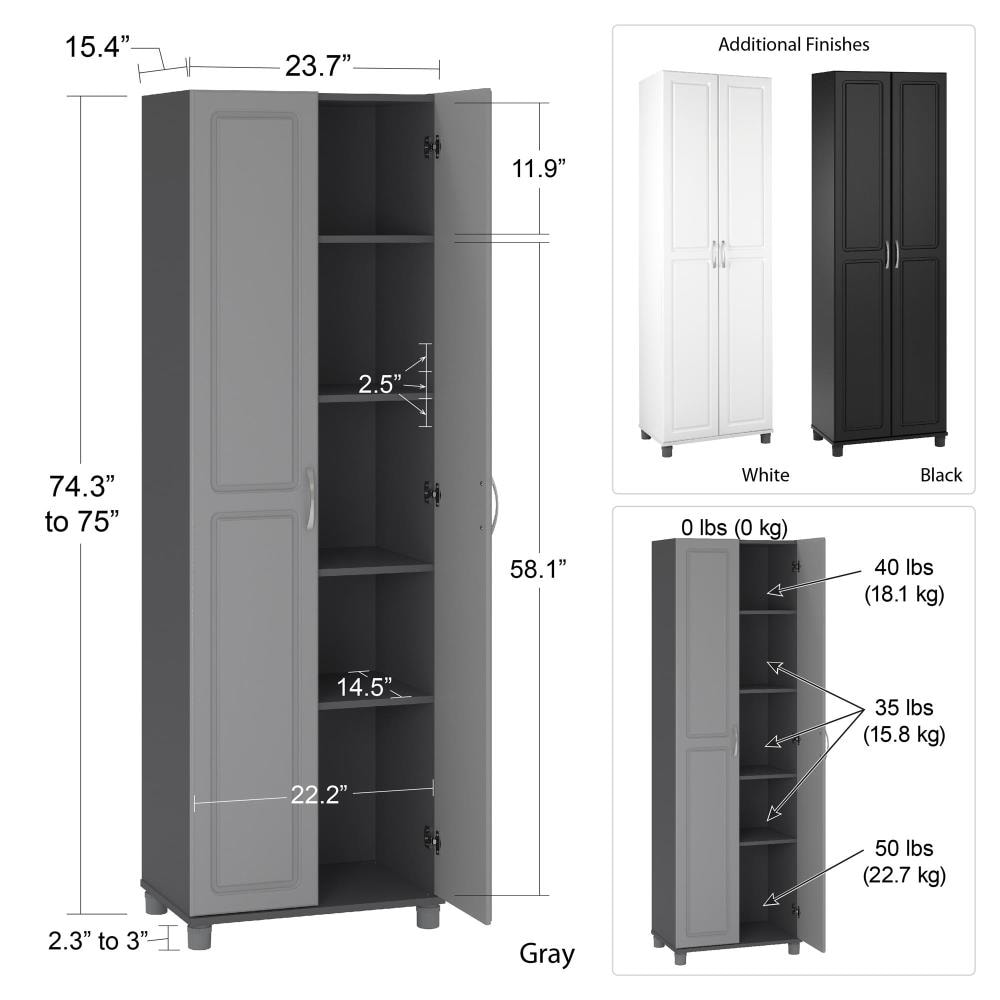 Ameriwood Home 7362414COM Utility-Storage-Cabinets - View #8