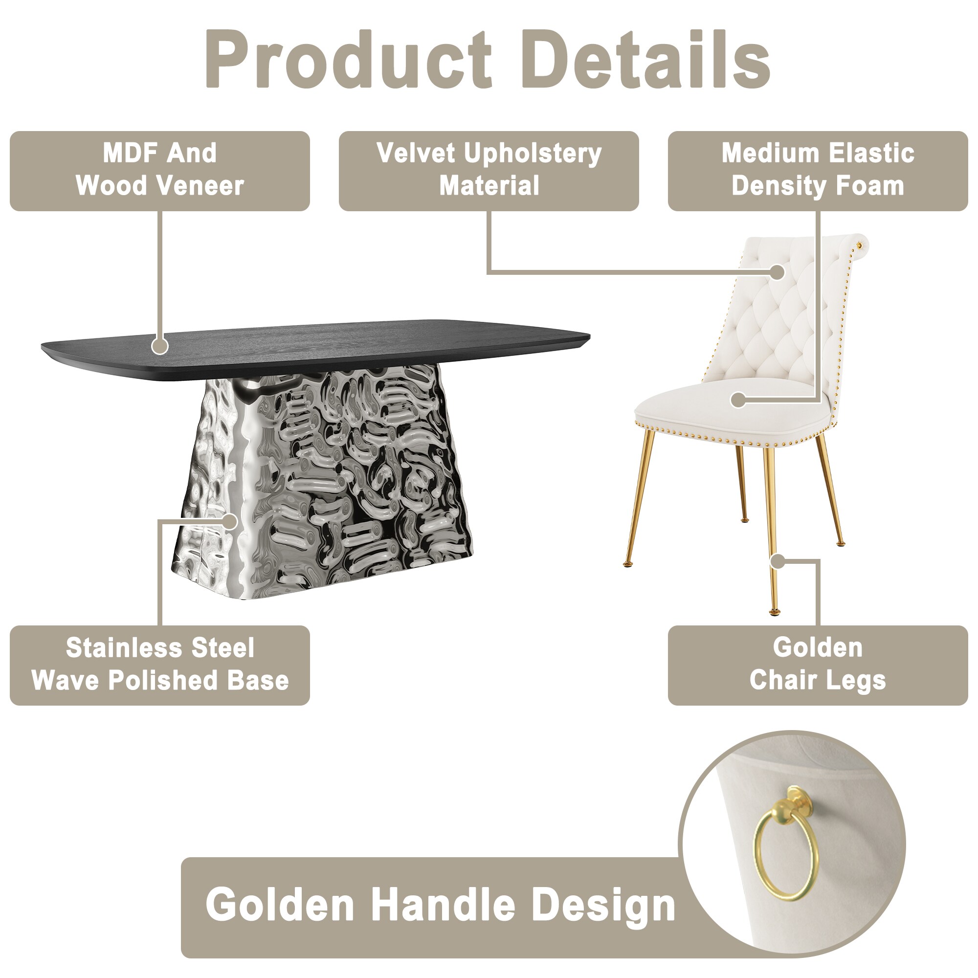 Clihome CL-1676D703BG Dining-Sets - View #8