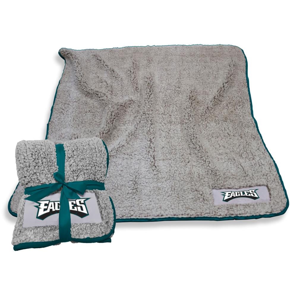 Logo Brands Philadelphia Eagles Oatmeal 50-in x 60-in Throw in the ...