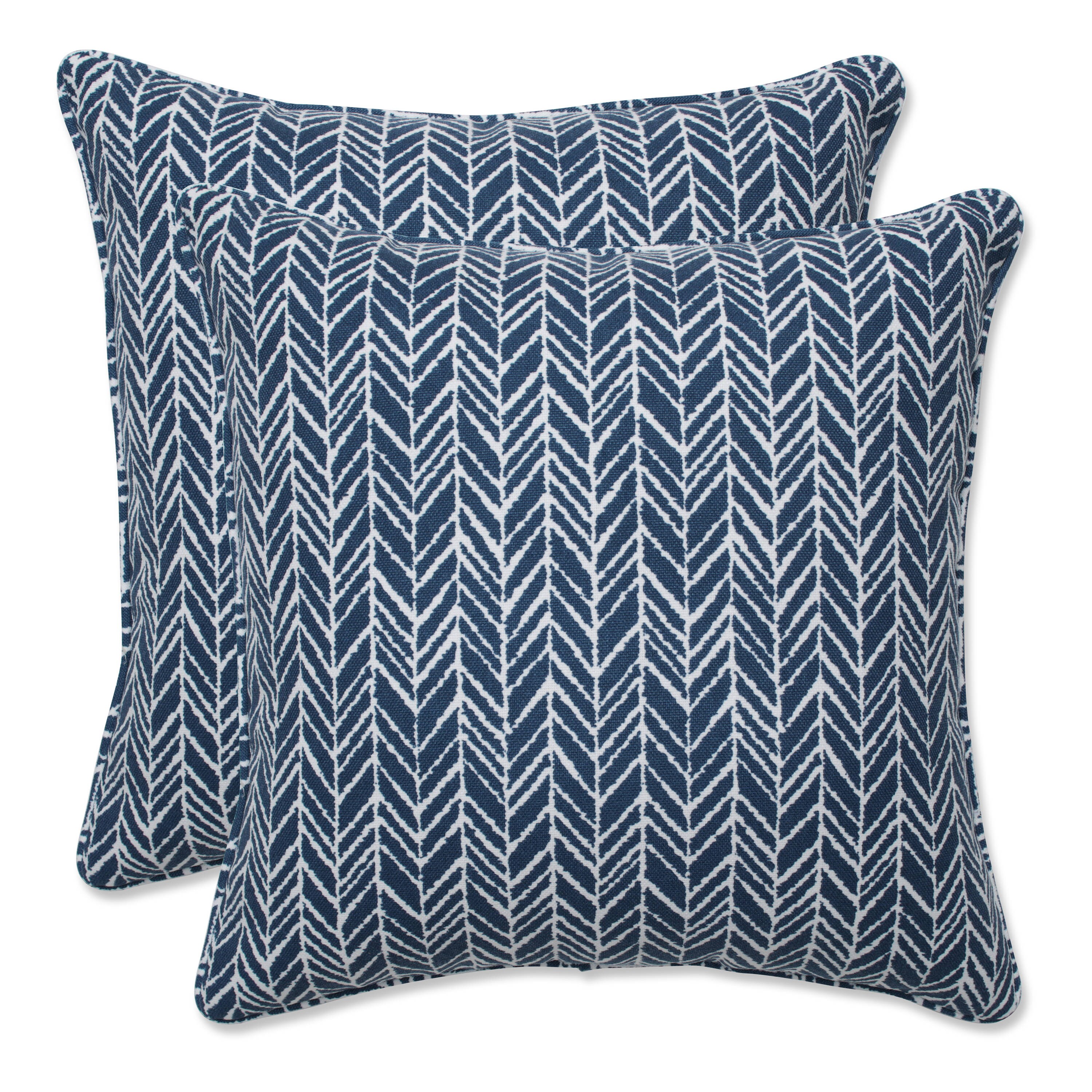 Pillow Perfect Set of 2 Outdoor Carmody Rectangular Throw Pillows