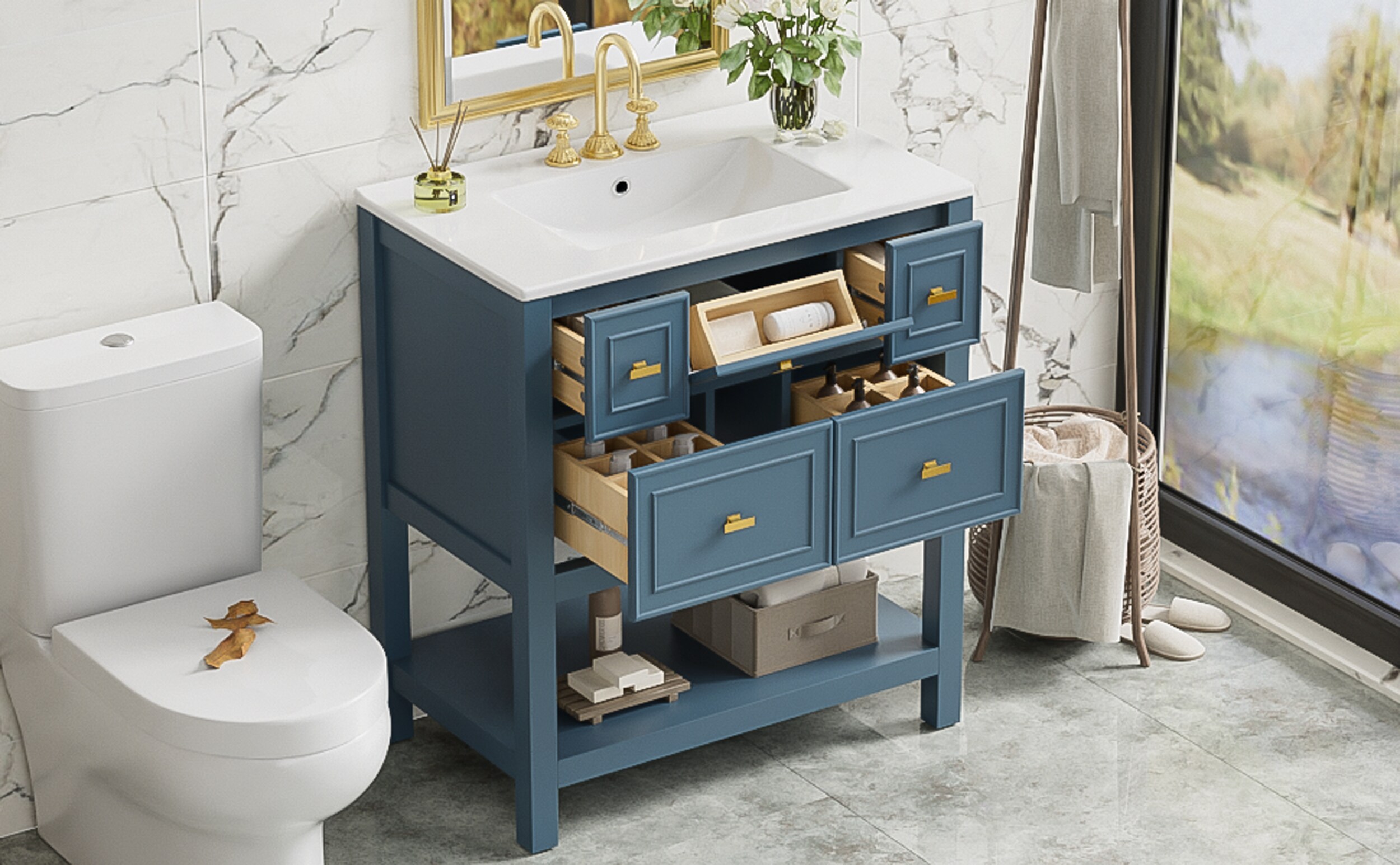ModernLuxe L3P-N710P247488C Bath-Vanity-Combo - View #15