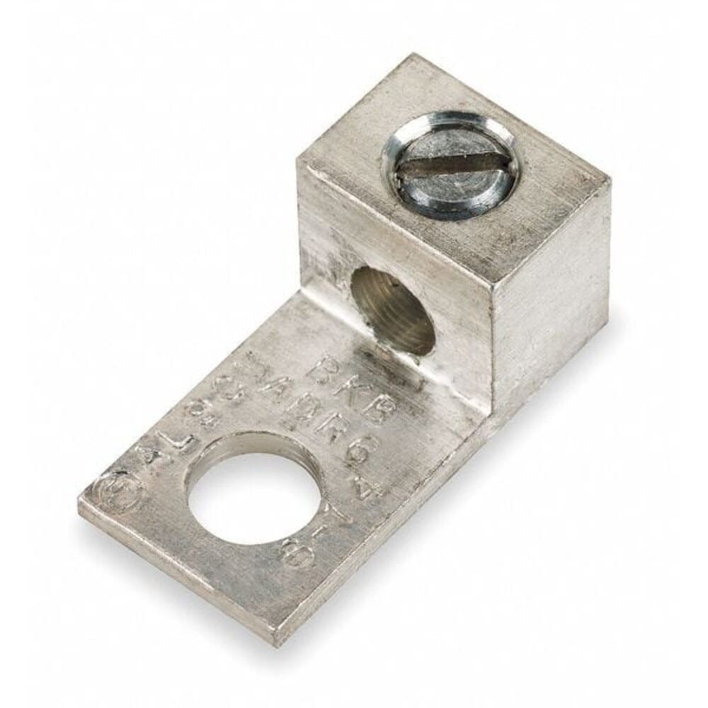 Blackburn Mechanical Lug 6 AWG Max 1 Conductor 1 Hole 1/4 in Stud ...