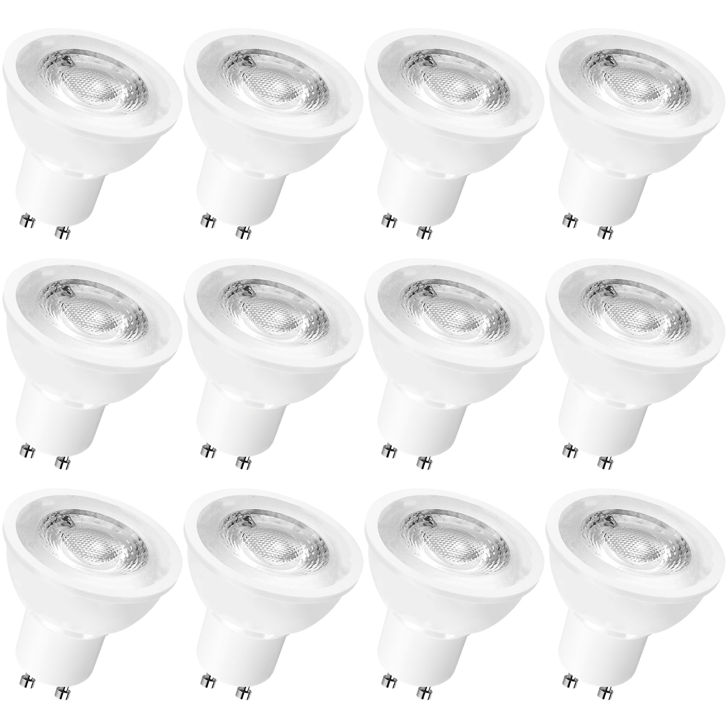 8x White Plastic GU10 Spotlight Ceiling Fitting Light Bulb Lamp Holder Socket 