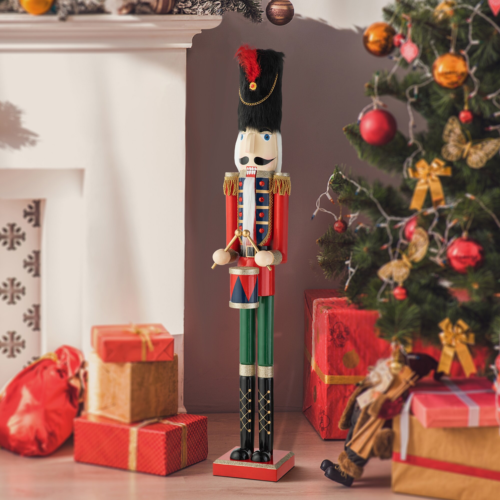 Glitzhome 2036700004 Table-Christmas-Decorations - View #2