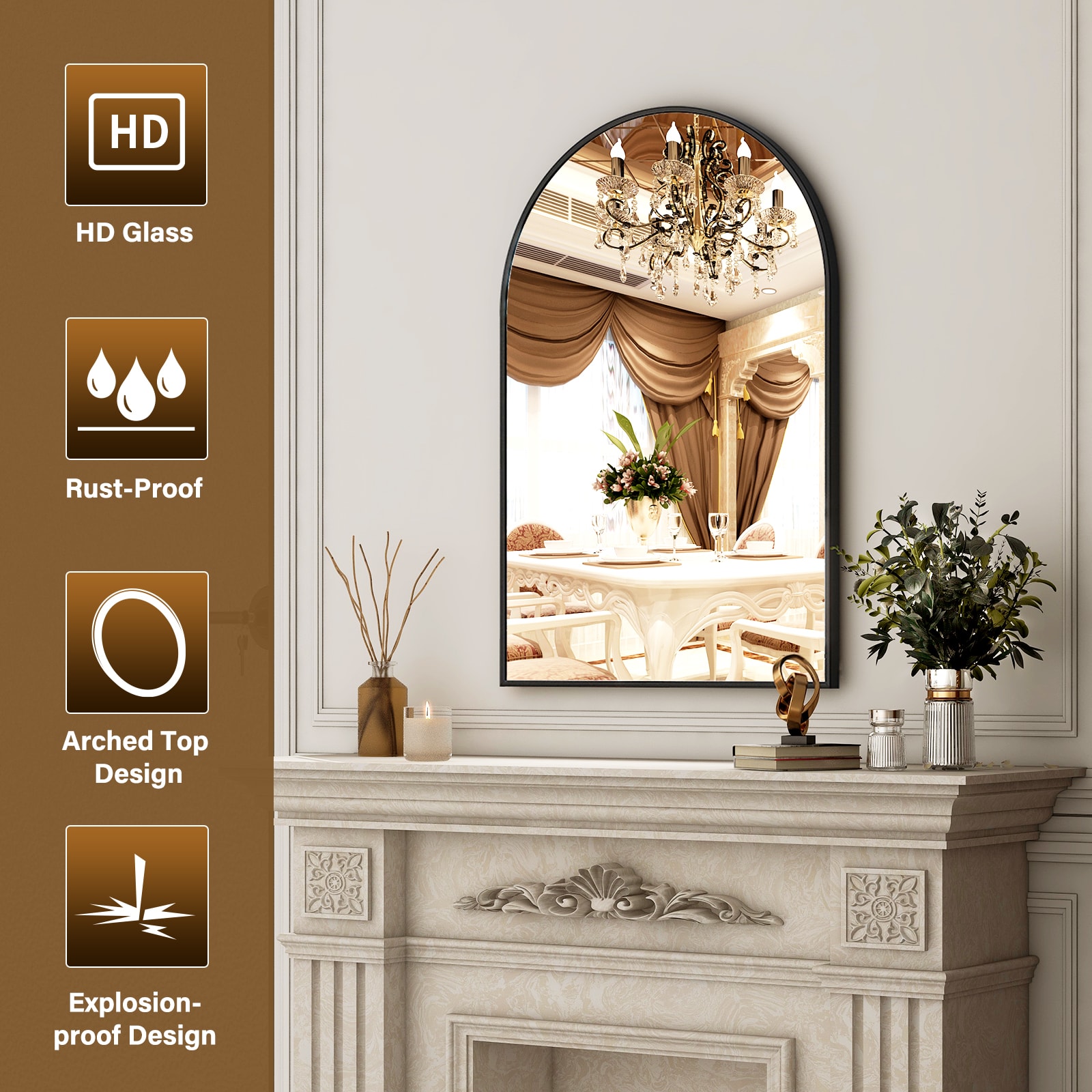 BEAUTYPEAK YH2436B Decor-Mirrors - View #4
