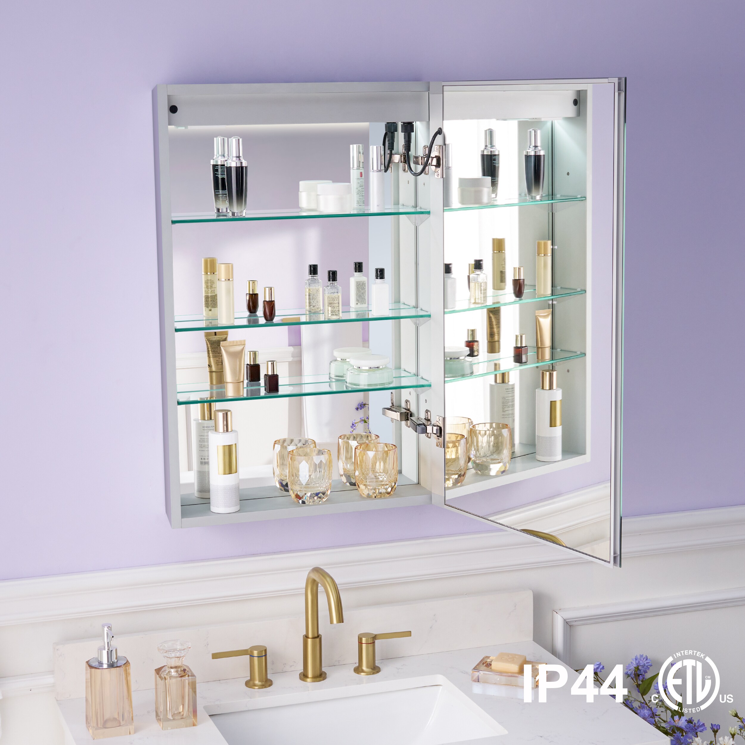 WELLFOR W4MCL2030R Bathroom-Medicine-Cabinets - View #3