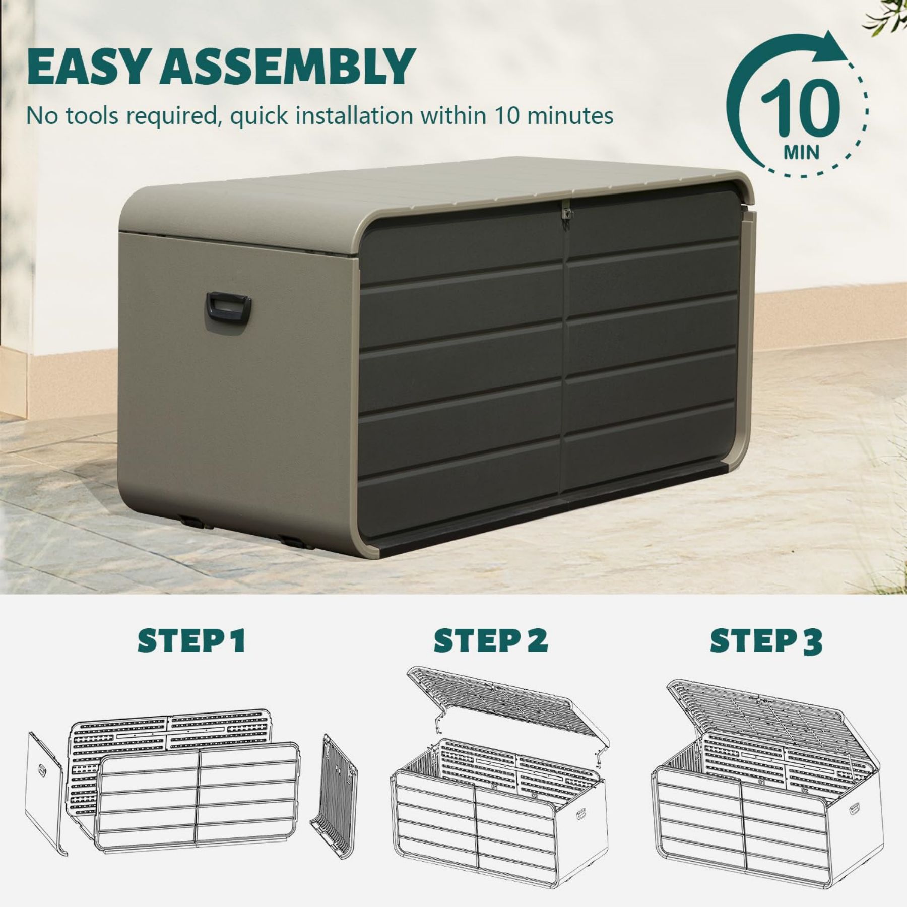 Poinic QURDS-3180S59 Small-Outdoor-Storage - View #9